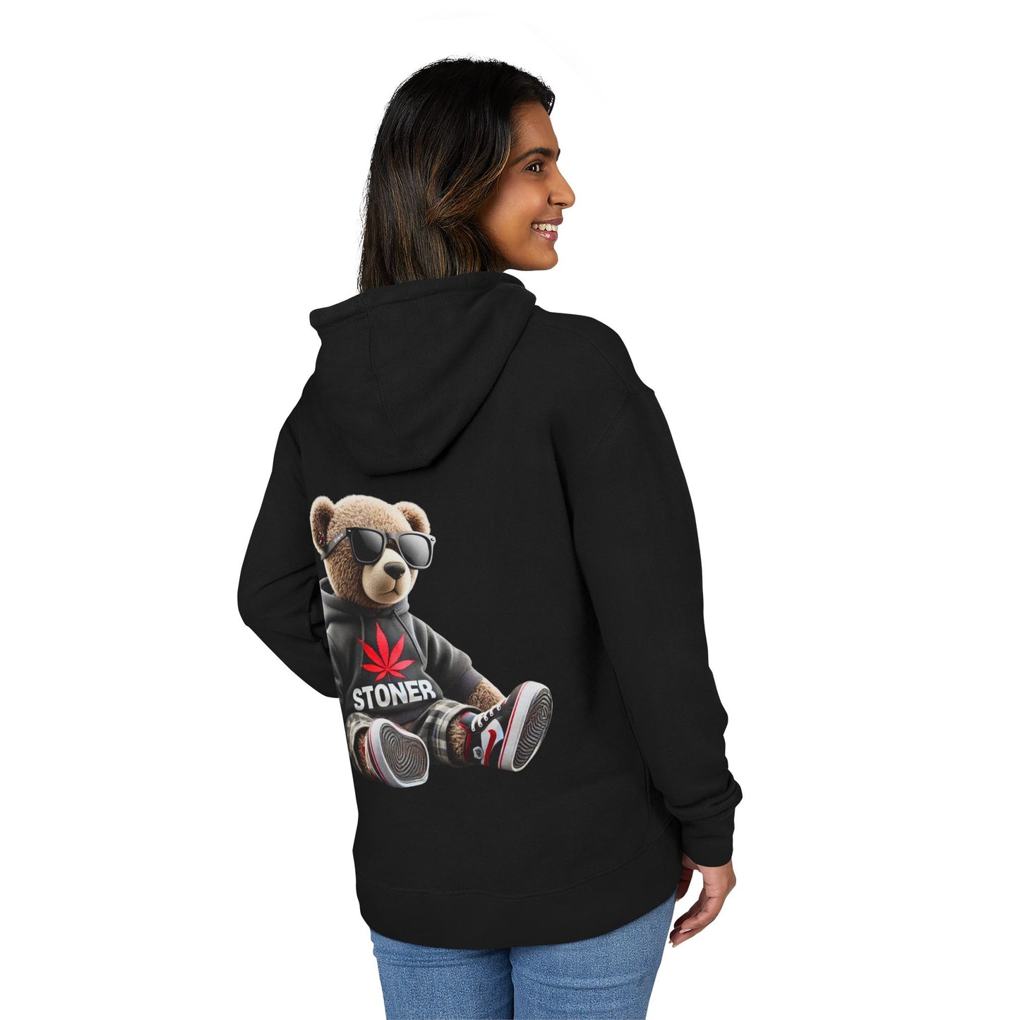 Stylish Unisex French Terry Hoodie with Cool Bear Design - Perfect for Casual Wear, Gifts for Friends, Streetwear, Hip-Hop Fashion, [...]