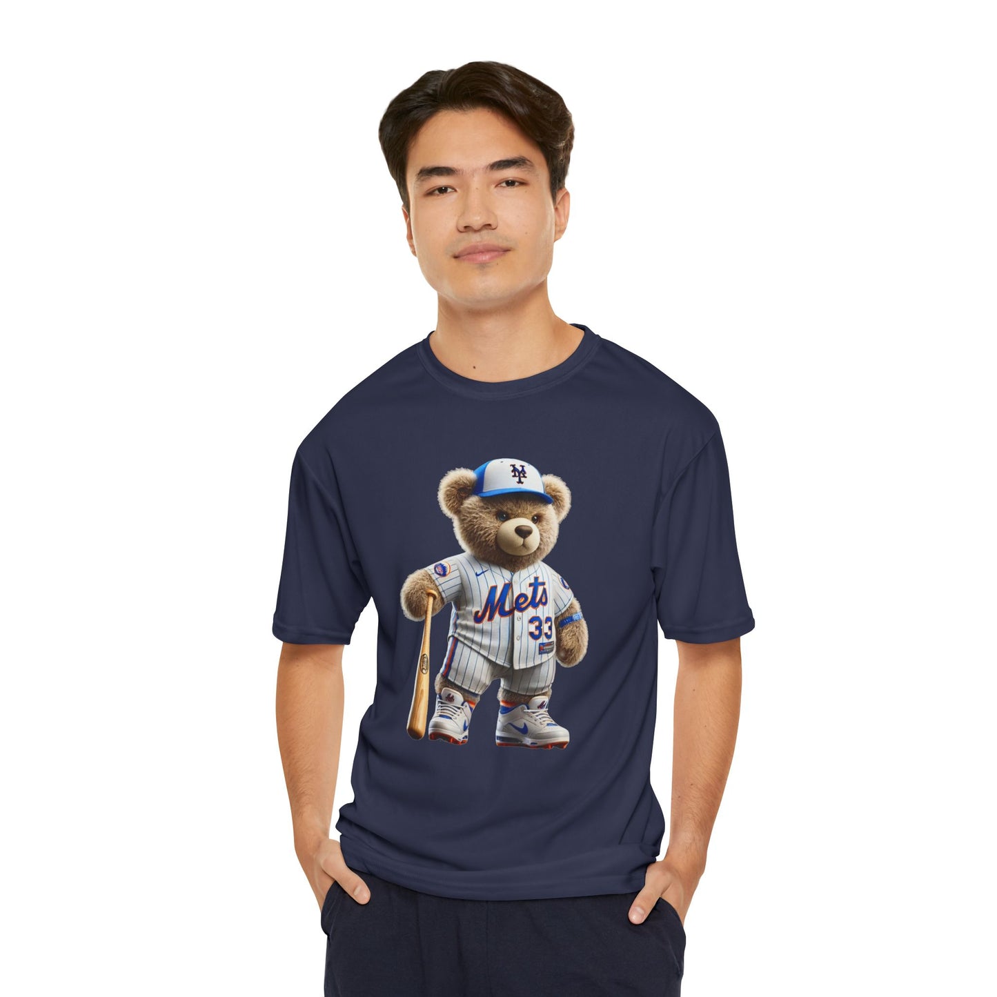 Men's Performance T-Shirt with Sporty Bear Design, Casual Tee for Sports Lovers, Summer Outfit, Gift for Dads and Friends, Perfect for [...]