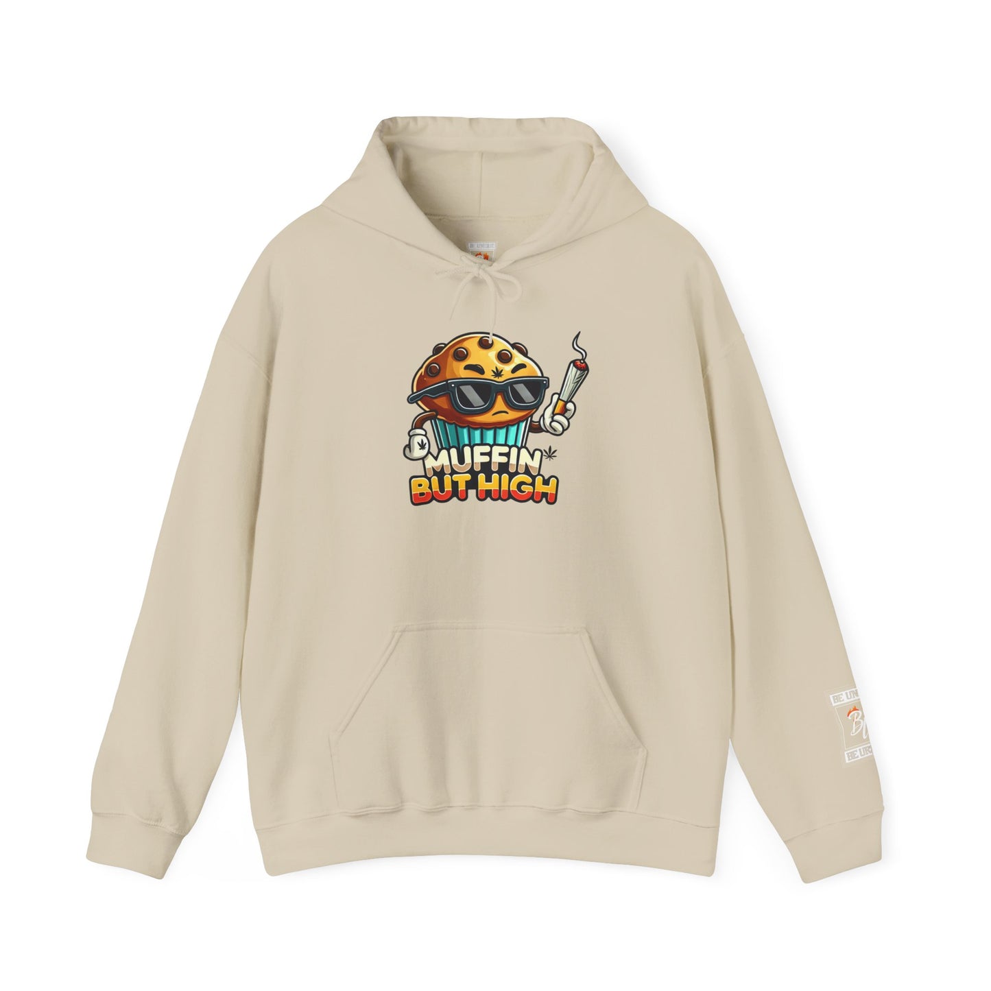Muffin But High Sweatshirt, Funny Hoodie, Unisex Gift, Cannabis Apparel, Chill Vibe Clothing, Stoner Merch