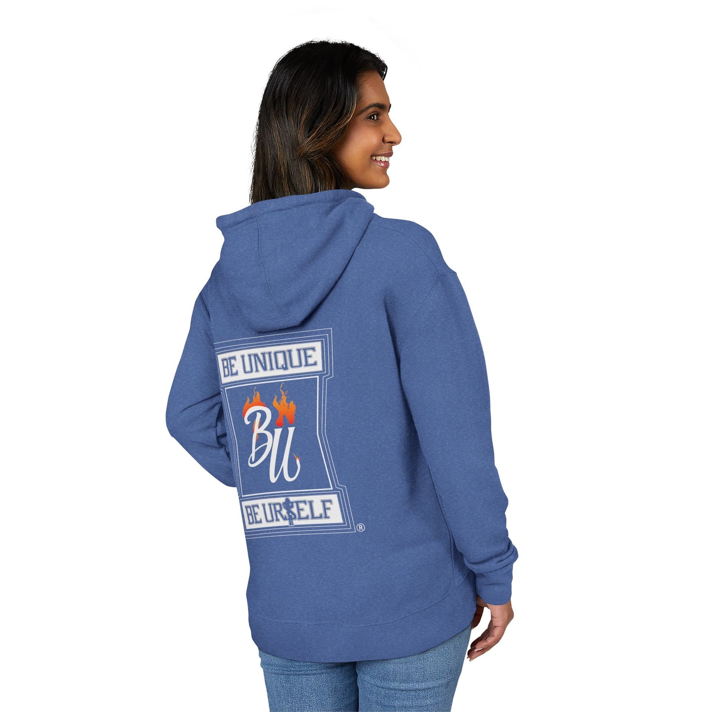 Unisex French Terry Hoodie with Inspirational Graphics
