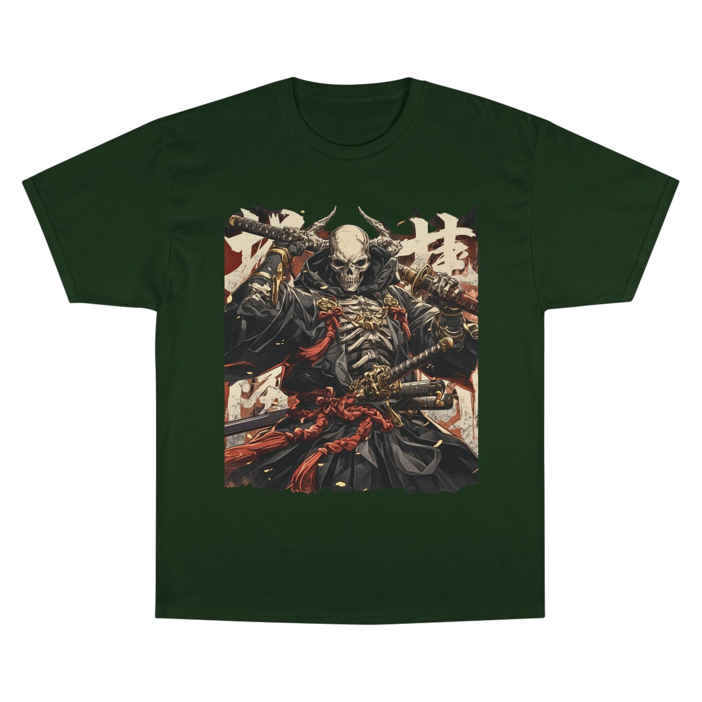 Samurai Skeleton Warrior T-Shirt – Dark Japanese Myth Art Tee