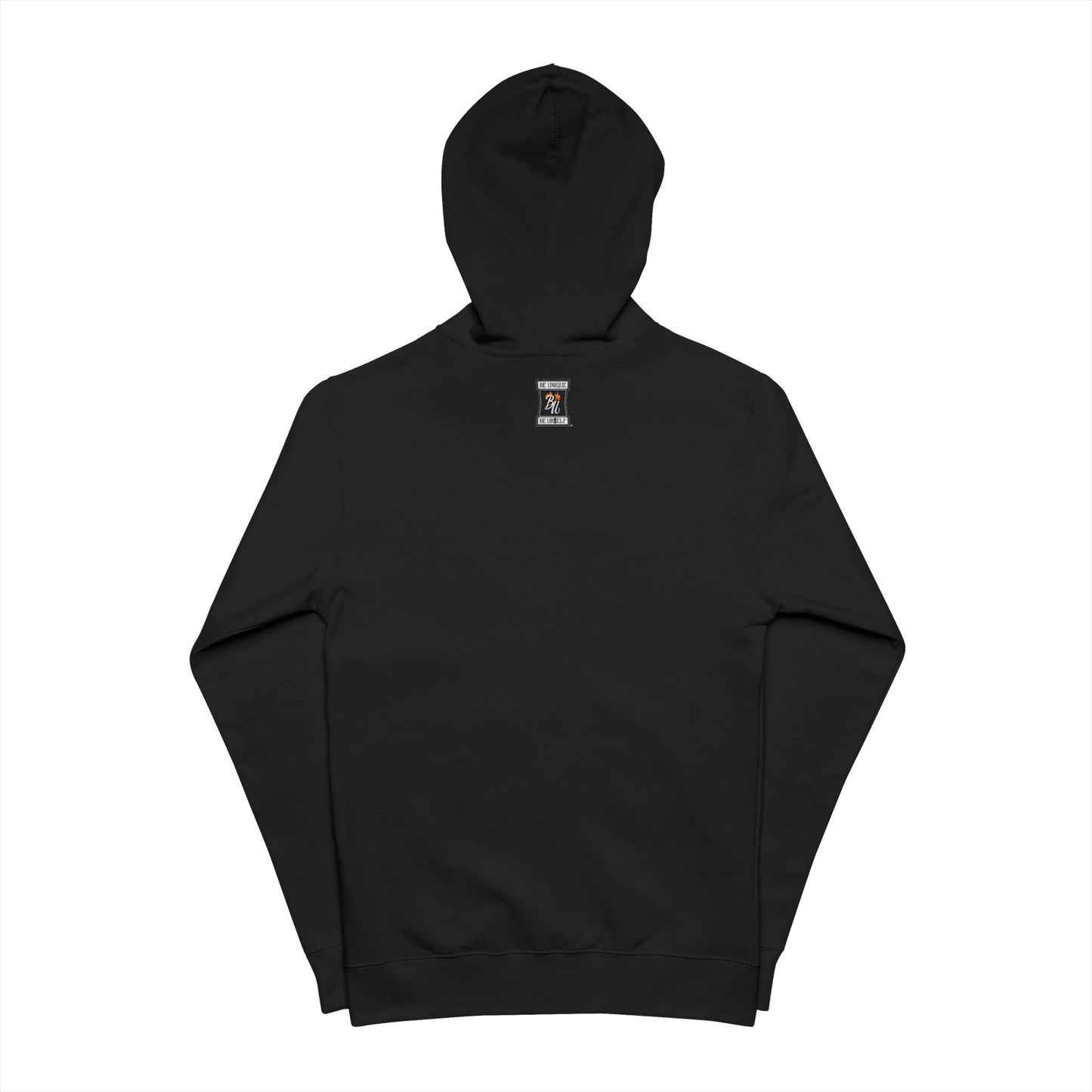 Unisex Fleece Zip Up Hoodie - Let's Be Friends Design, Cute Casual Wear, Perfect Gift, Friendship Apparel, Comfortable Hoodie