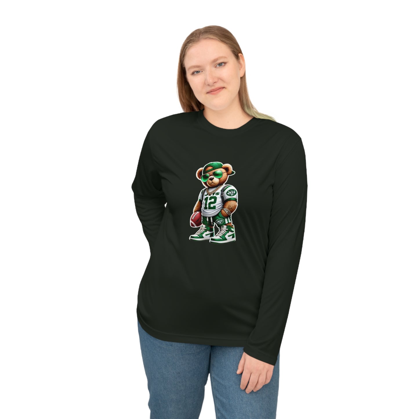 Unisex Performance Long Sleeve Sports Shirt - Perfect for Game Day, Gym, Running, Outdoor Activities, Gift for Sports Fans