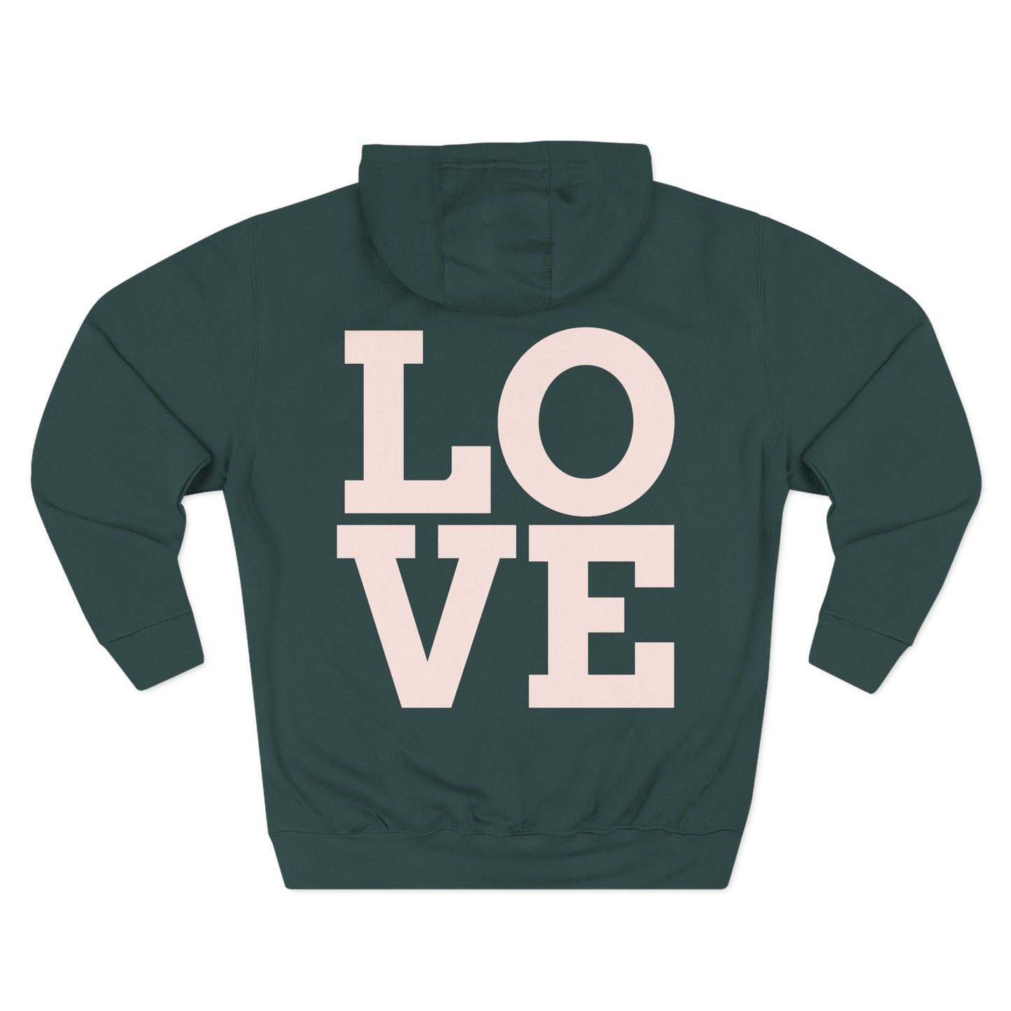 Cozy Love Hoodie - Three-Panel Fleece with Warm Design