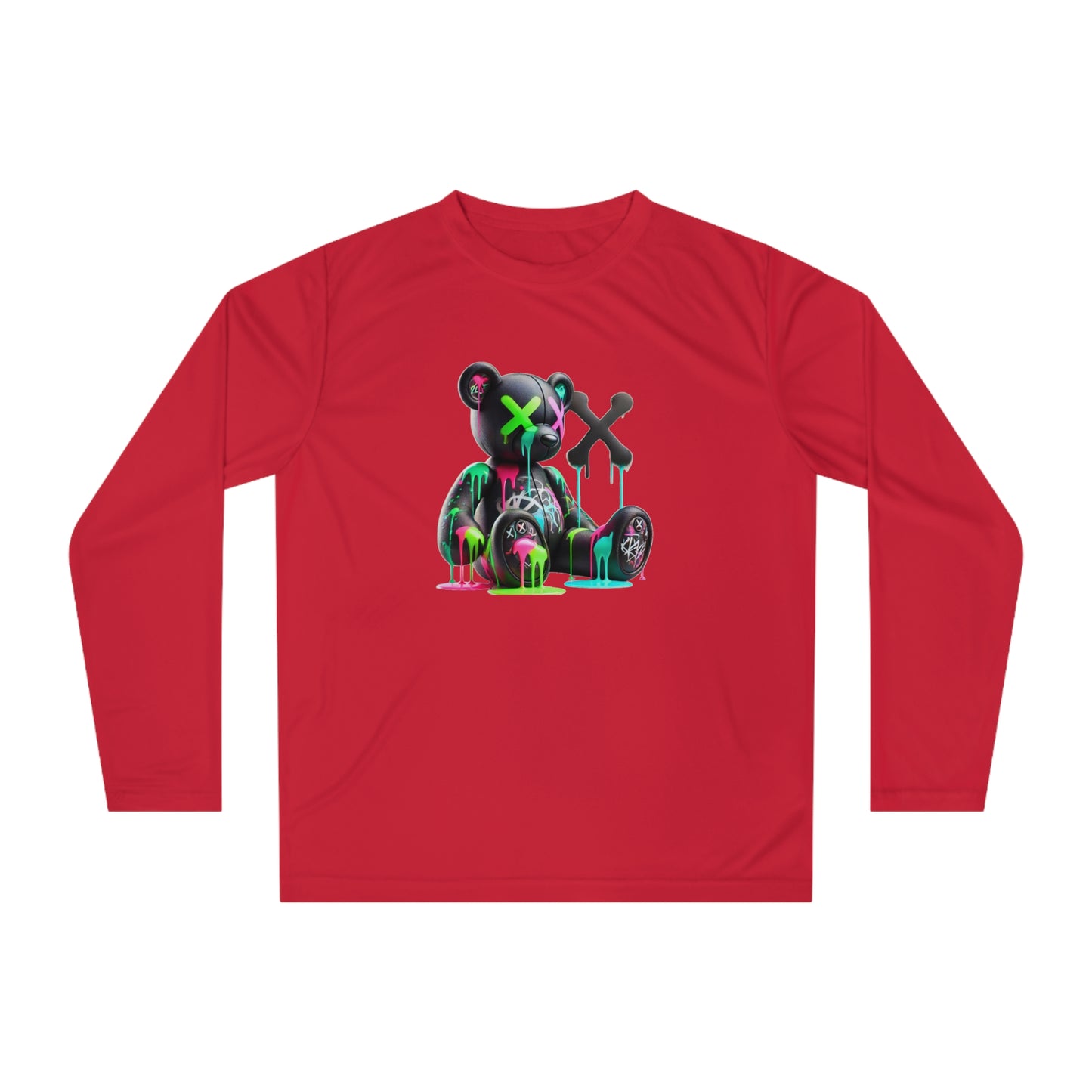 Neon Bear Long Sleeve Performance Shirt, Graphic Tee for Casual Wear, Gift for Art Lovers, Perfect for Festivals, Cosplay, and [...]