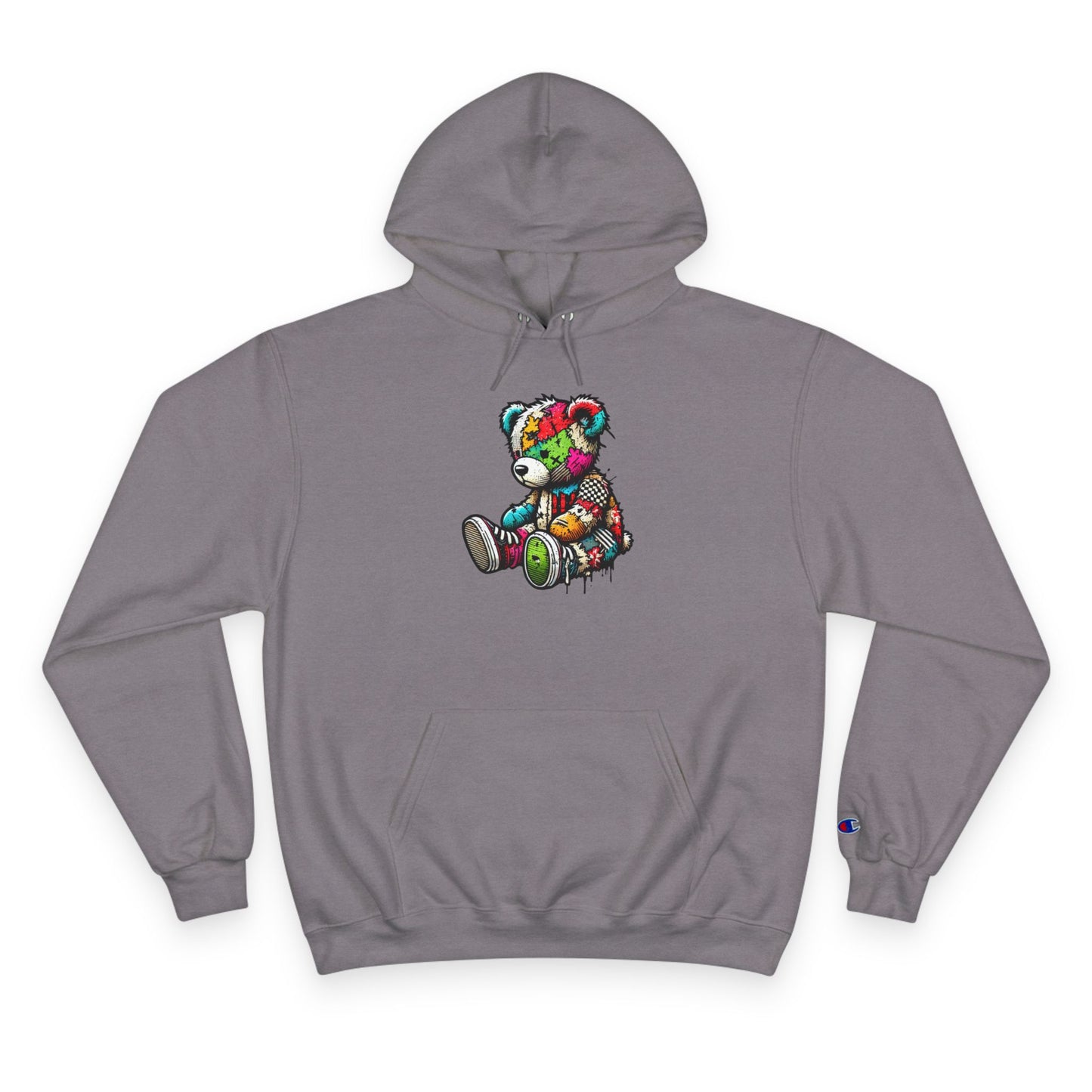 Whimsical Bear Graphic Hoodie - Be Unique, Be Yourself