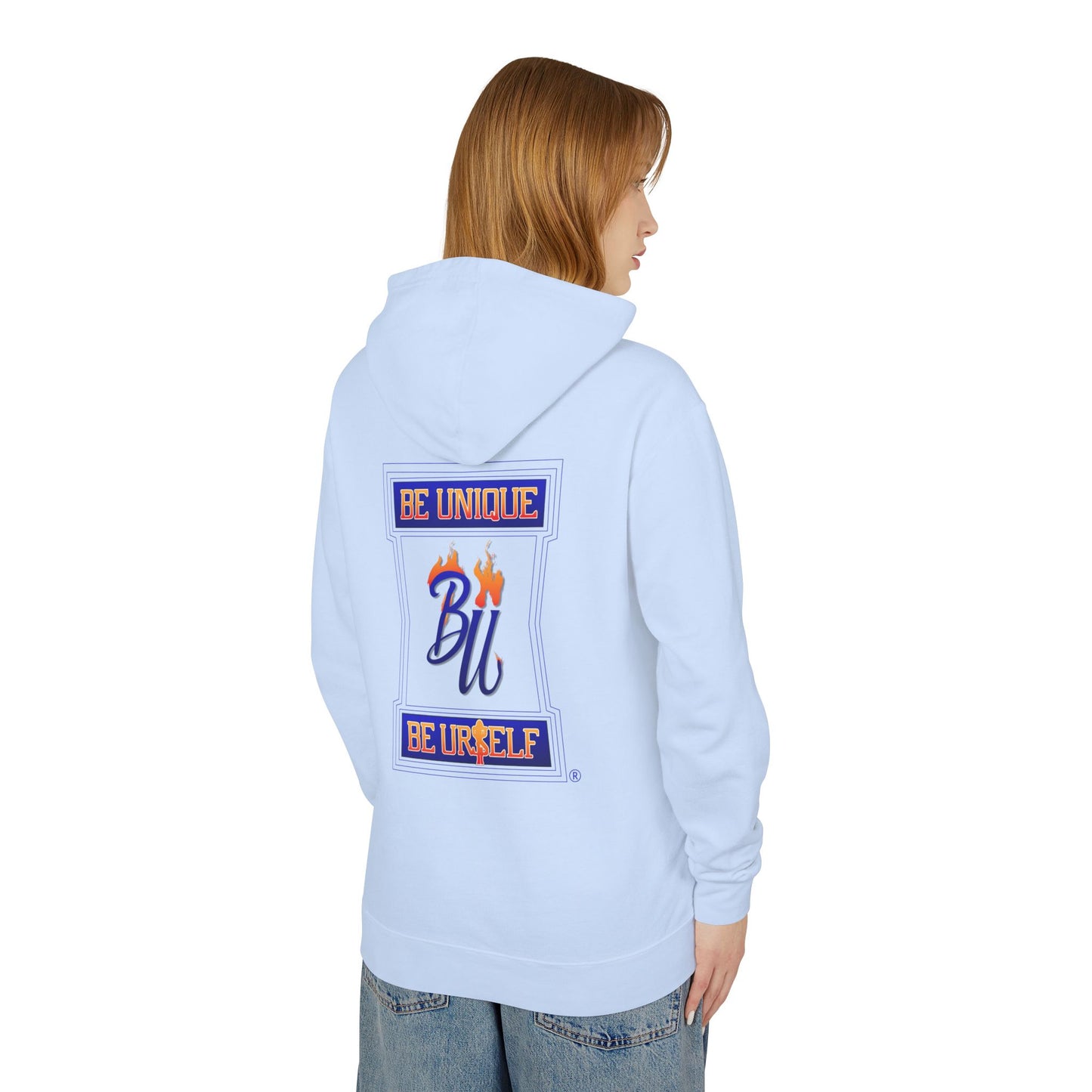Unisex Lightweight Hooded Sweatshirt with Motivational Designs | Perfect for Casual Outfits, Gifts, and Self-Care