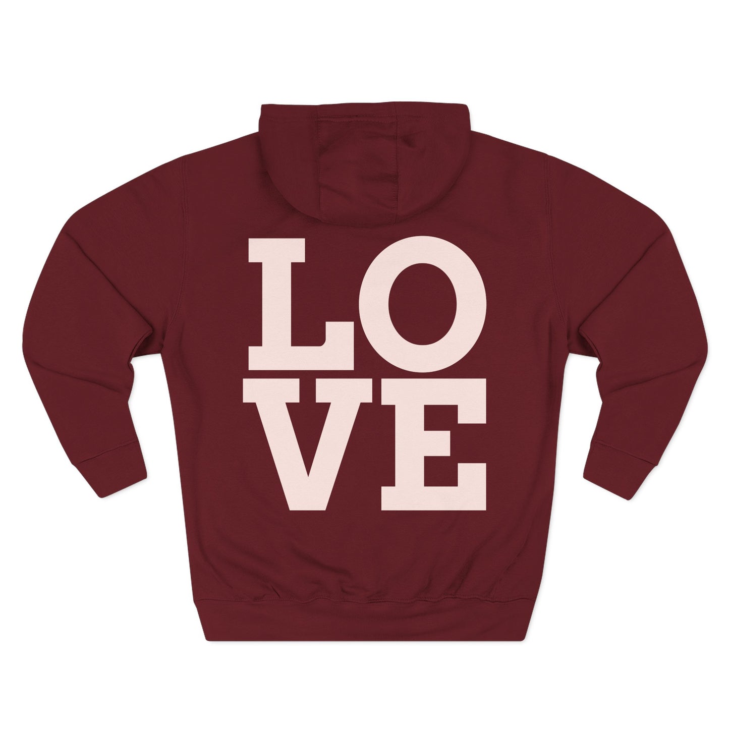 Cozy Love Hoodie - Three-Panel Fleece with Warm Design