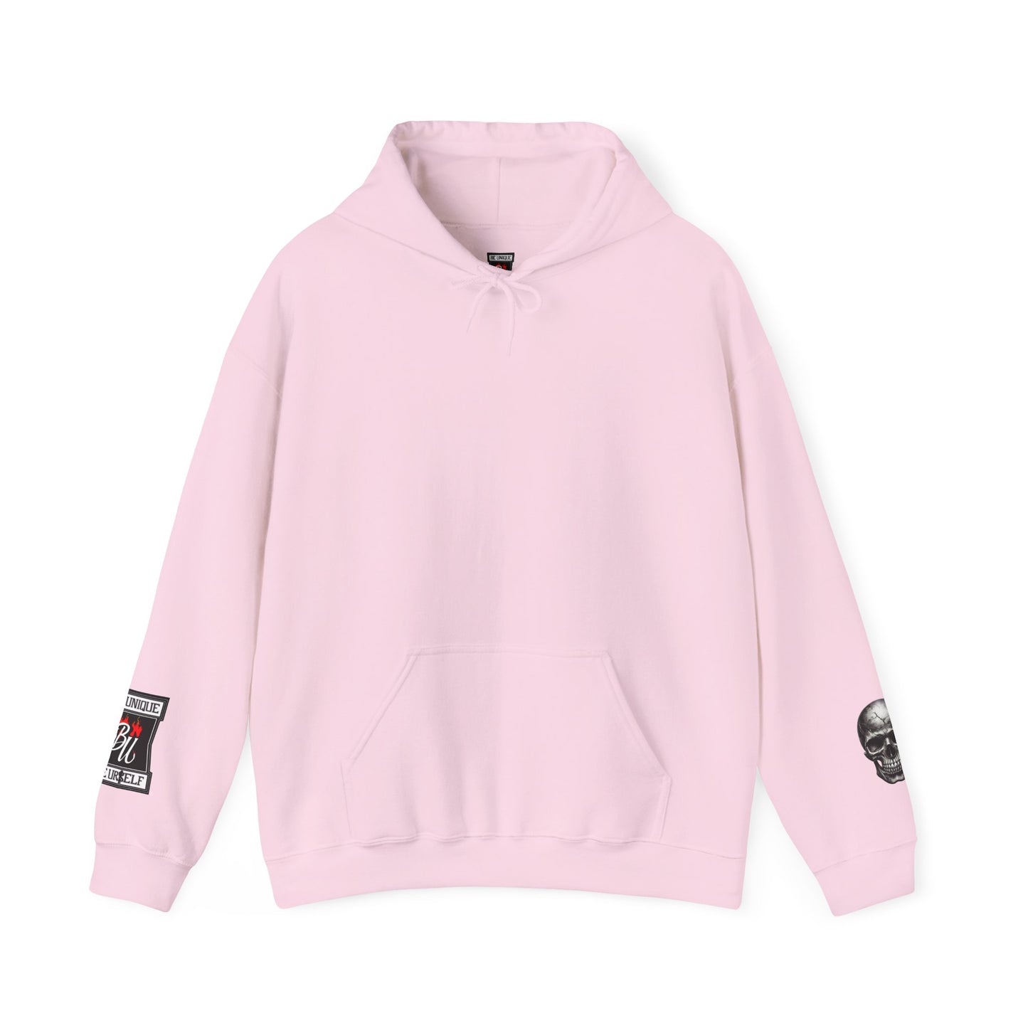 Skull & Rose Hoodie — Vintage Tattoo Sleeve Graphic Hooded Sweatshirt