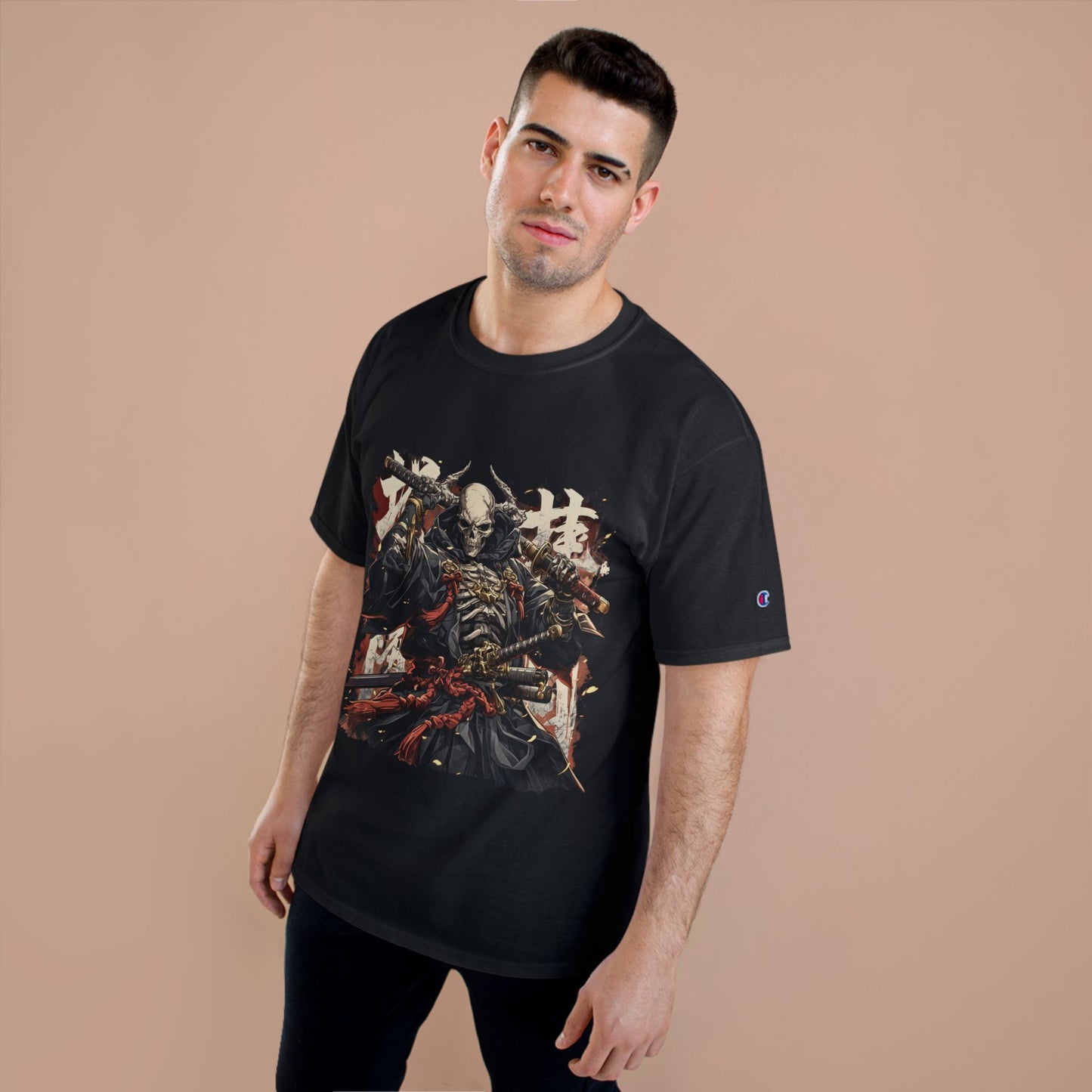 Samurai Warrior Champion T-Shirt, Anime T-Shirt, Gift for Him, Streetwear, Graphic Tee