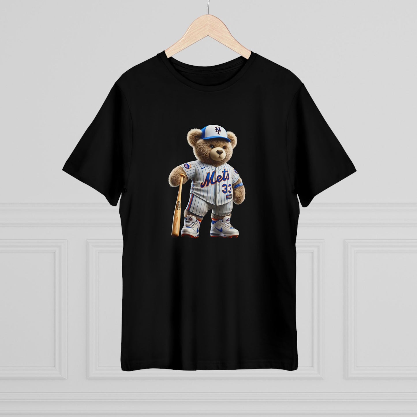 Unisex Bear Baseball T-Shirt, Cute Animal Tee, Gift for Sports Fans, Casual Wear, Soft Cotton Top