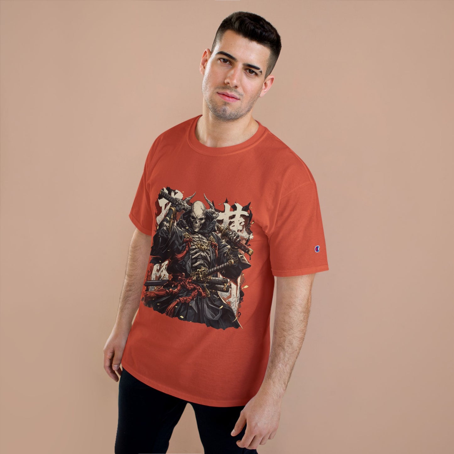 Samurai Warrior Champion T-Shirt, Anime T-Shirt, Gift for Him, Streetwear, Graphic Tee
