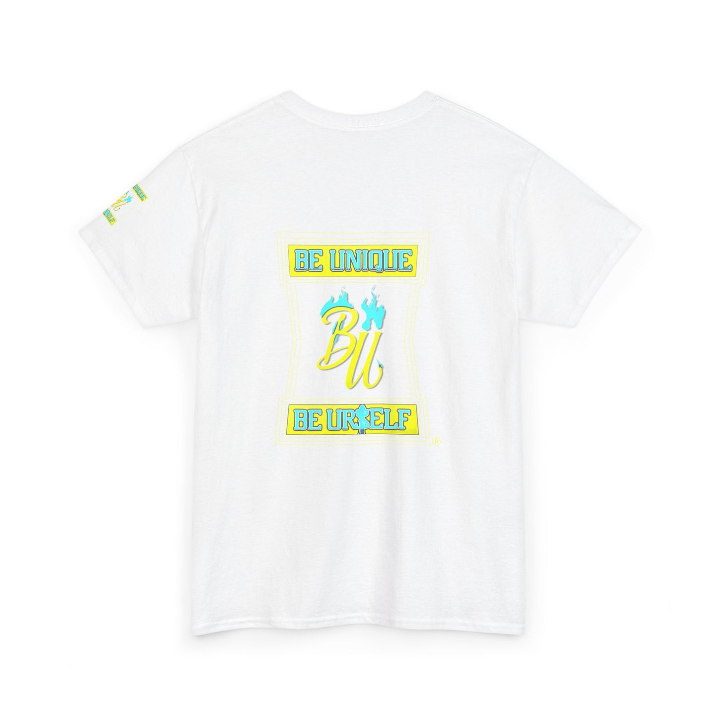 Be Unique Be Yourself Graphic Tee — Inspirational Palm Design