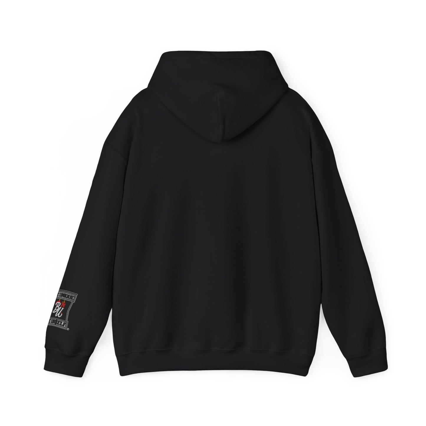 Teddy Bear Graphic Hoodie — Cozy Streetwear Pullover with Patch Detail