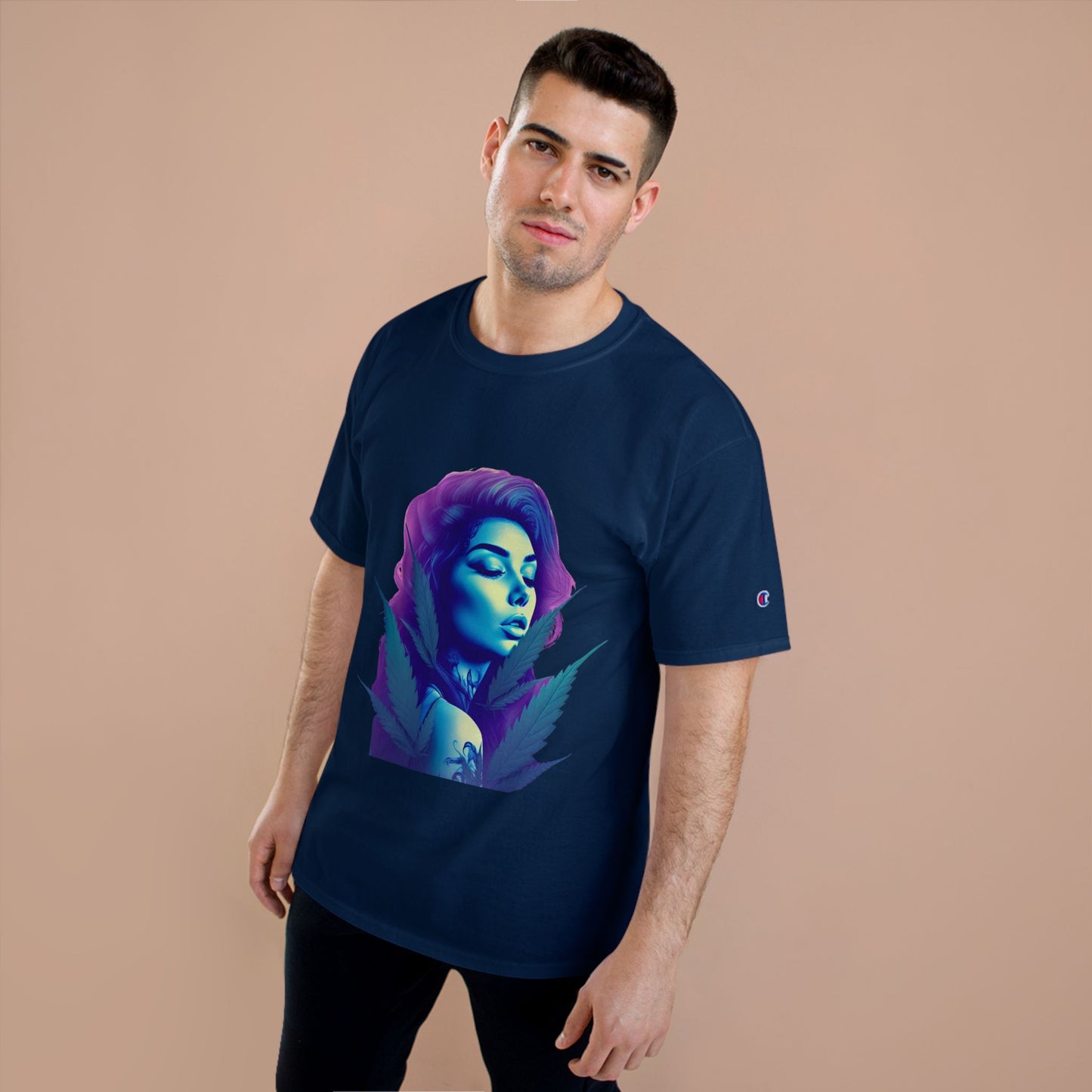 Vintage Champion Graphic Tee for Unique Souls, Trendy T-Shirt, Artistic Casual Wear, Streetwear Style, Gift for Creatives, Everyday Fashion
