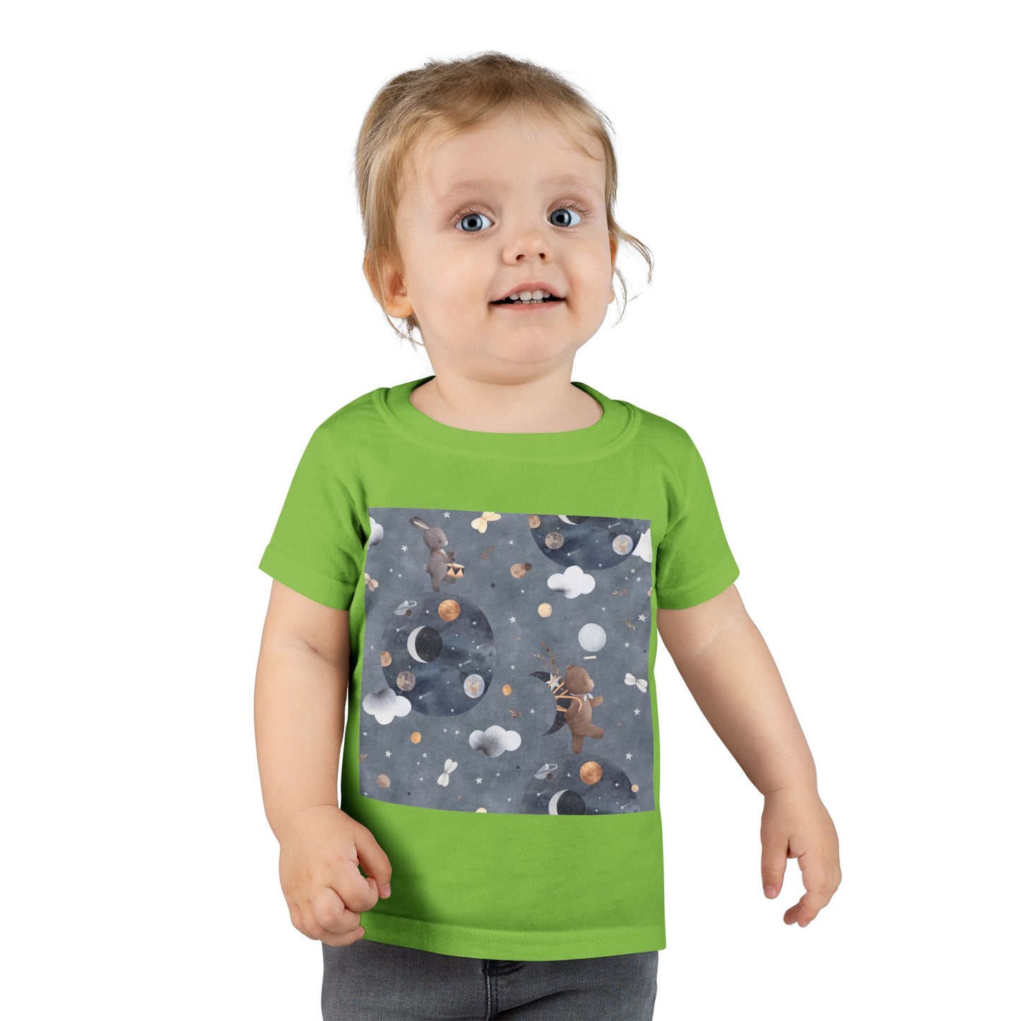 Toddler T-Shirt with Space Design | Perfect for Kids, Unique Gifts, Birthday Outfits, Playtime, Casual Wear