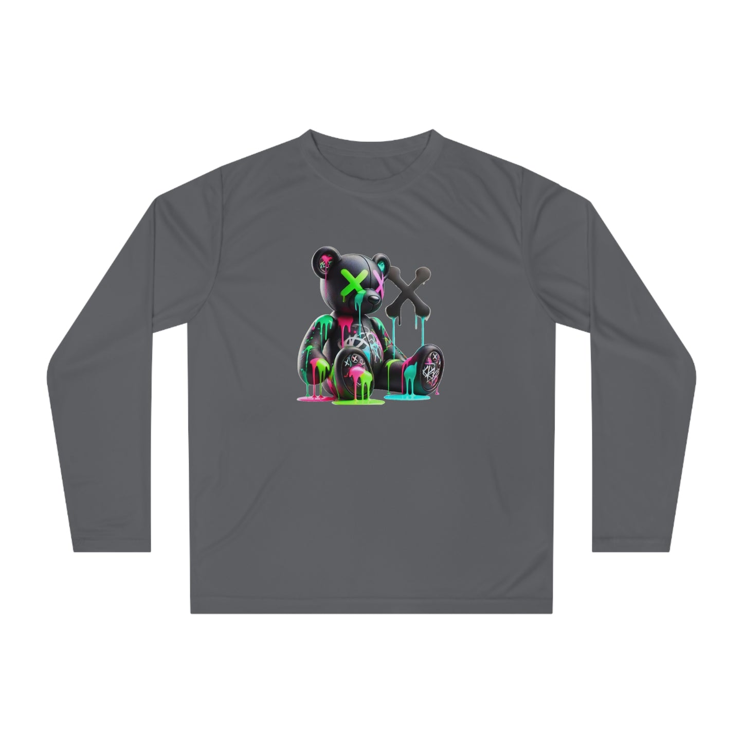 Neon Bear Long Sleeve Performance Shirt, Graphic Tee for Casual Wear, Gift for Art Lovers, Perfect for Festivals, Cosplay, and [...]