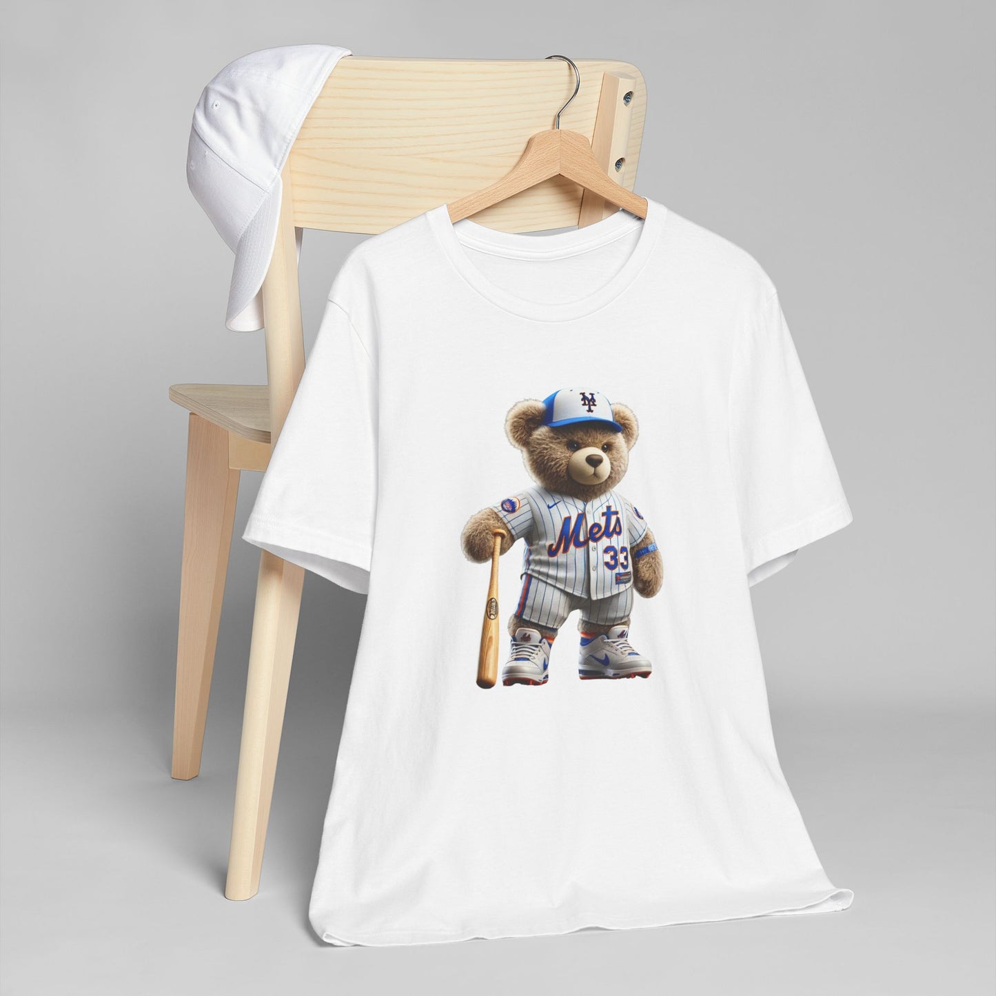 Sporty Bear Graphic Tee - Unisex Jersey T-Shirt, Cute Animal Shirt, Fun Baseball Apparel, Gift for Sports Fans, Casual Wear