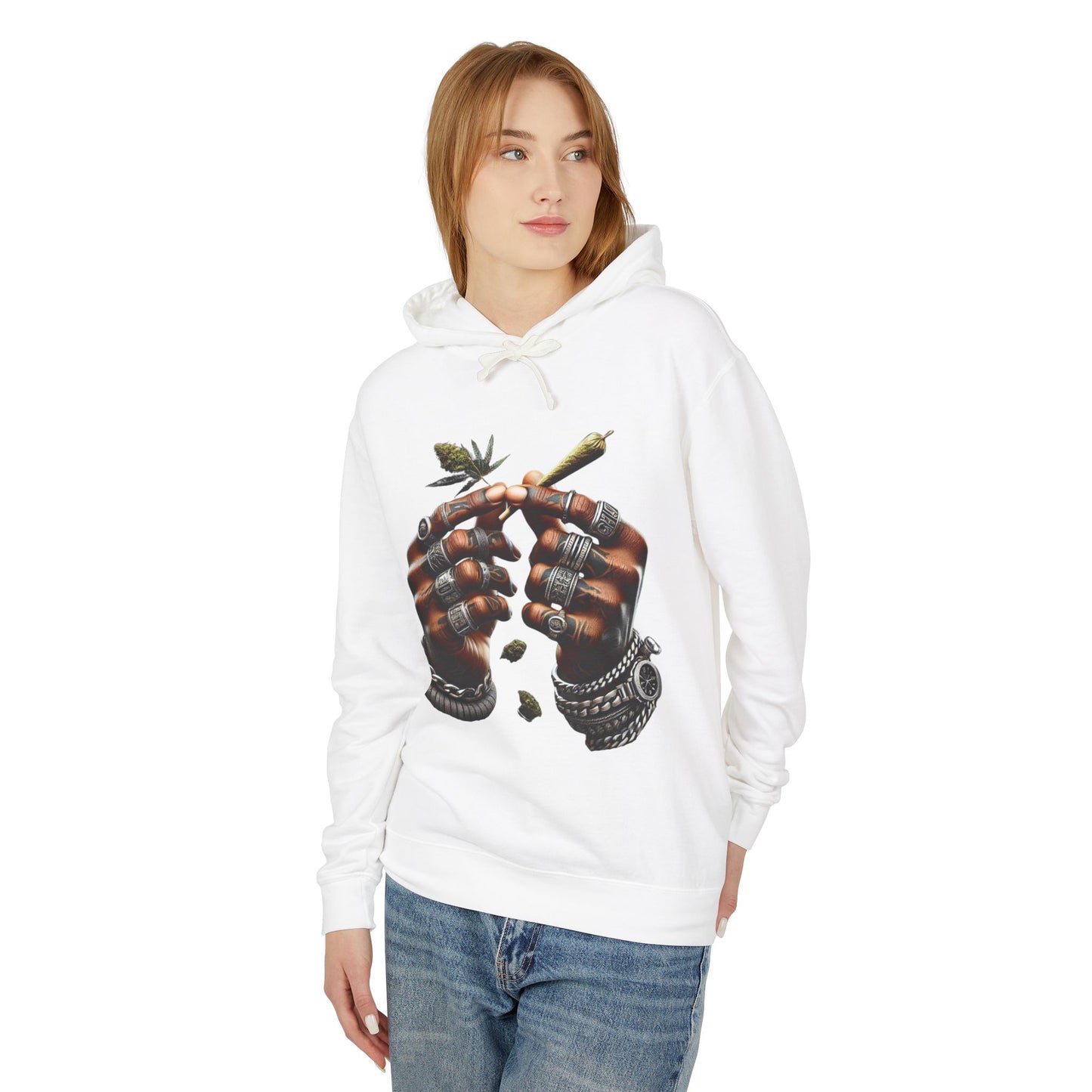 Chill Vibes Hoodie, Unisex Lightweight Sweatshirt, Boho Style, Ideal for Festivals, Everyday Comfort Wear, Unique Gift Idea