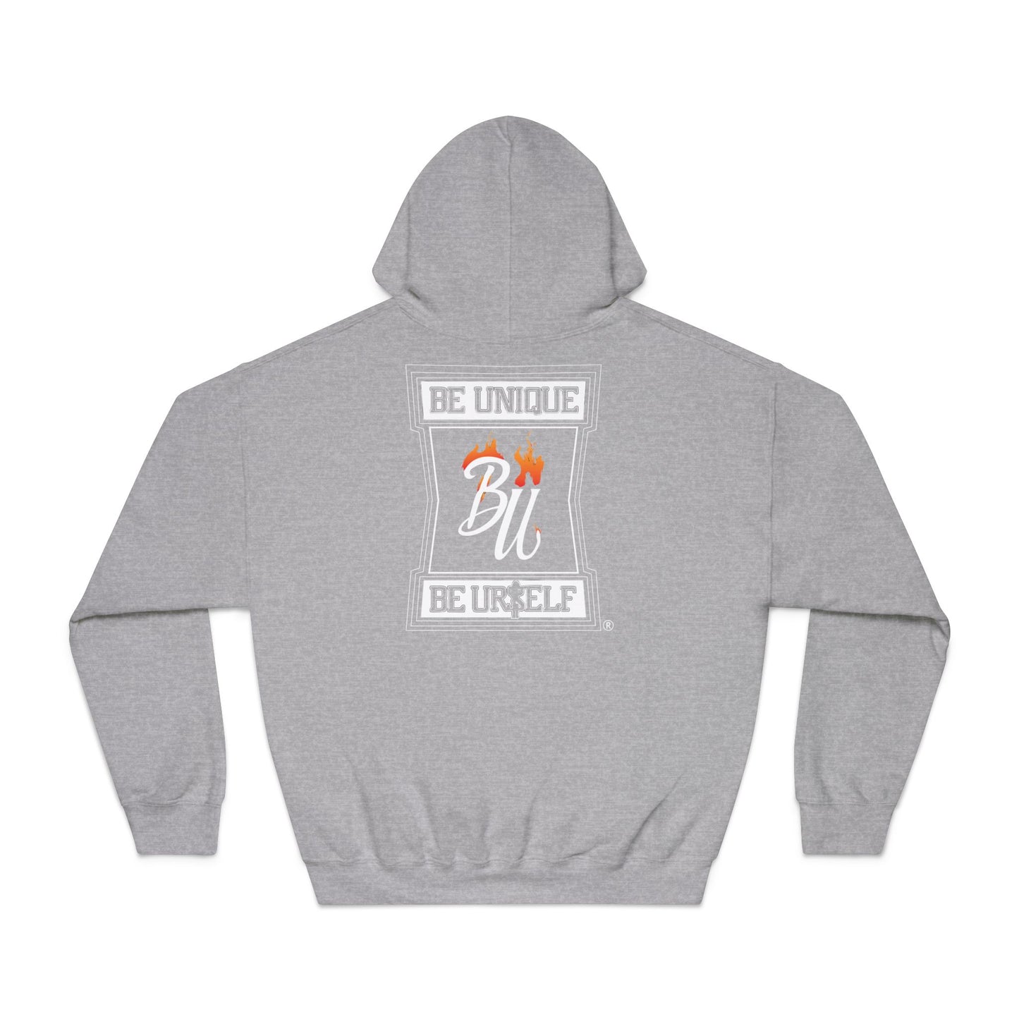 Unique Graphic Hoodie for Trendsetters, Original Bear Art, Cozy Gift for Friends, Be Unique Be Yourself, Casual Fashion