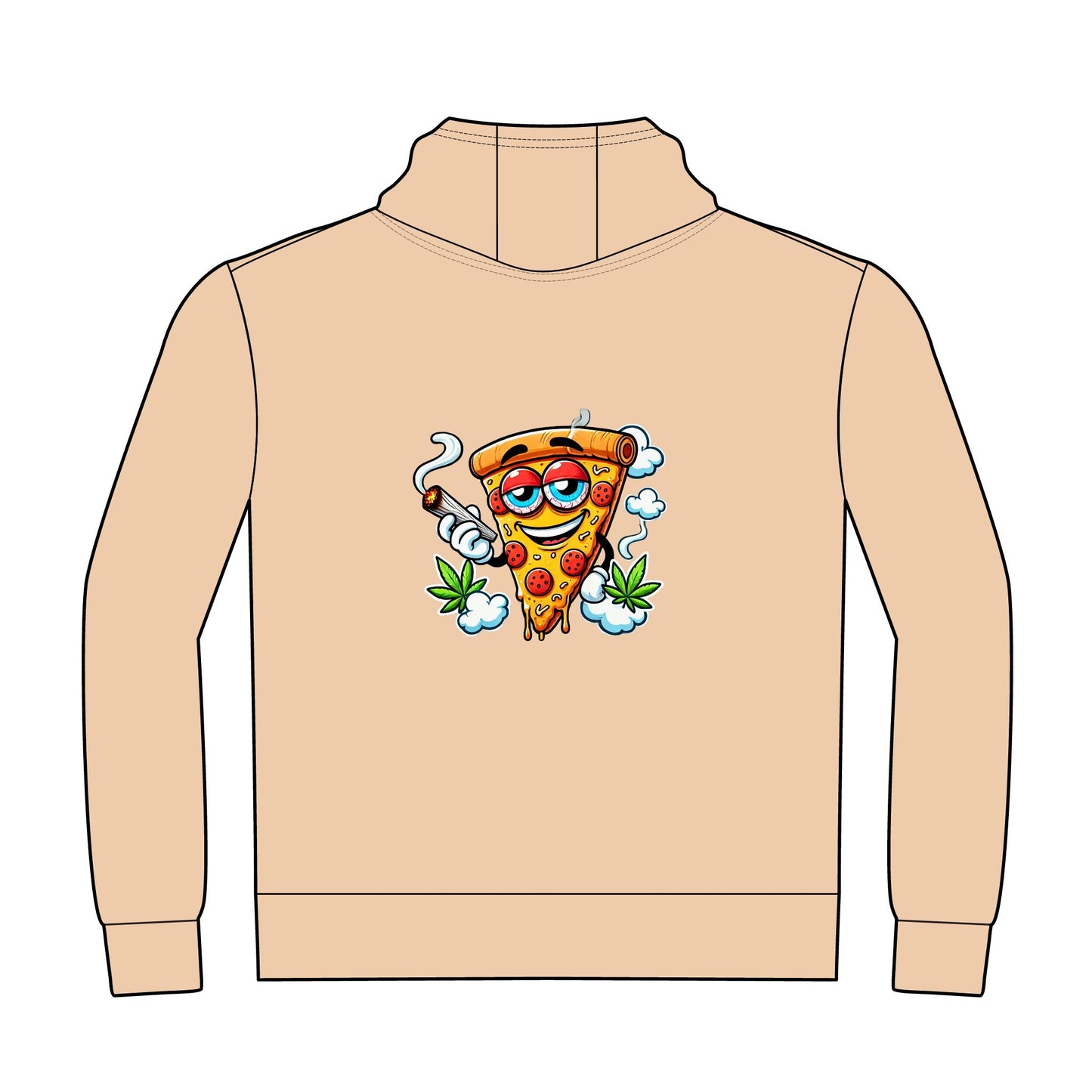 Chill Vibes Pizza Hoodie