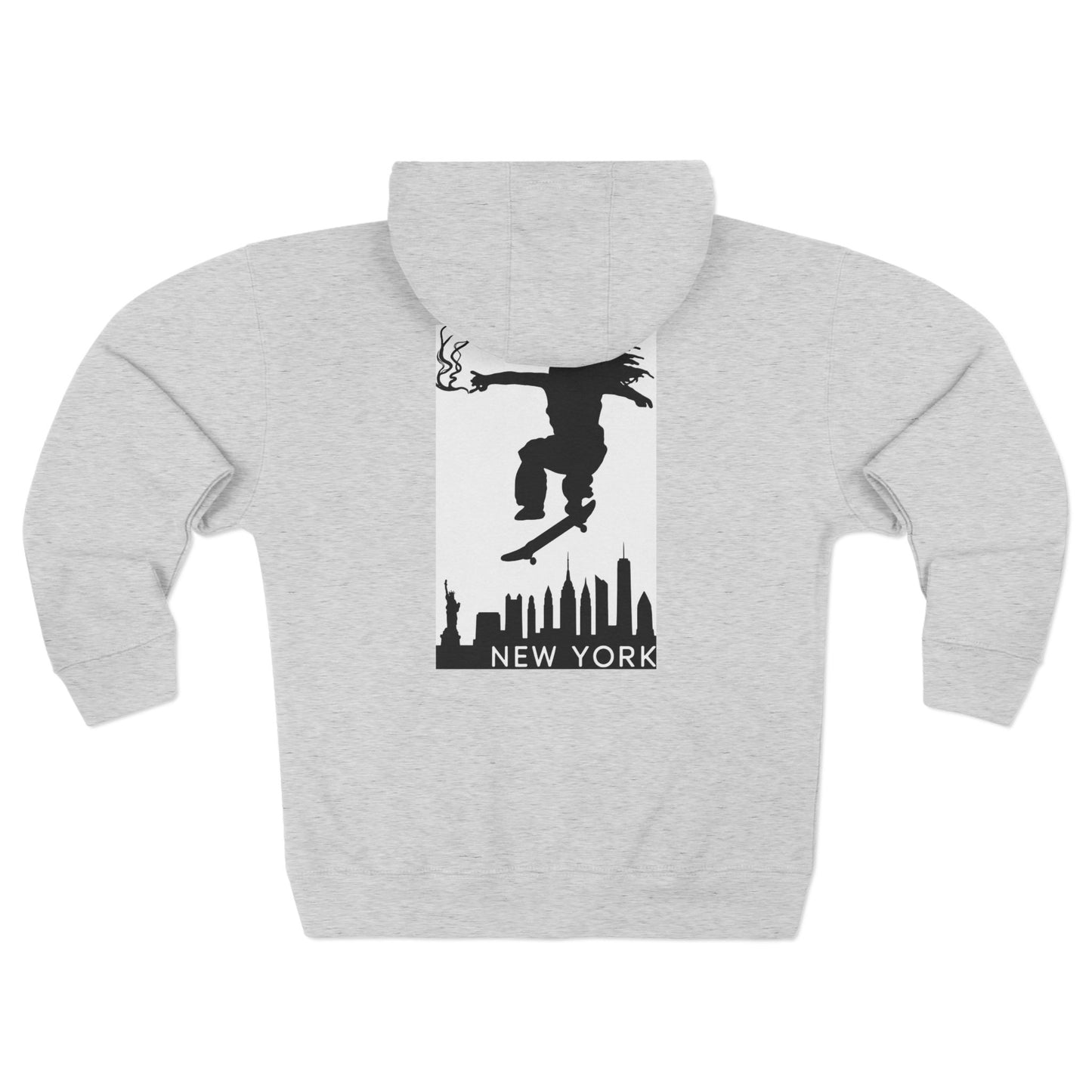 Unisex Zip Hoodie with Inspirational Design - Chill Vibe Sportswear, Perfect for Skaters, New Yorkers, Athletes, Gift for Friends, [...]