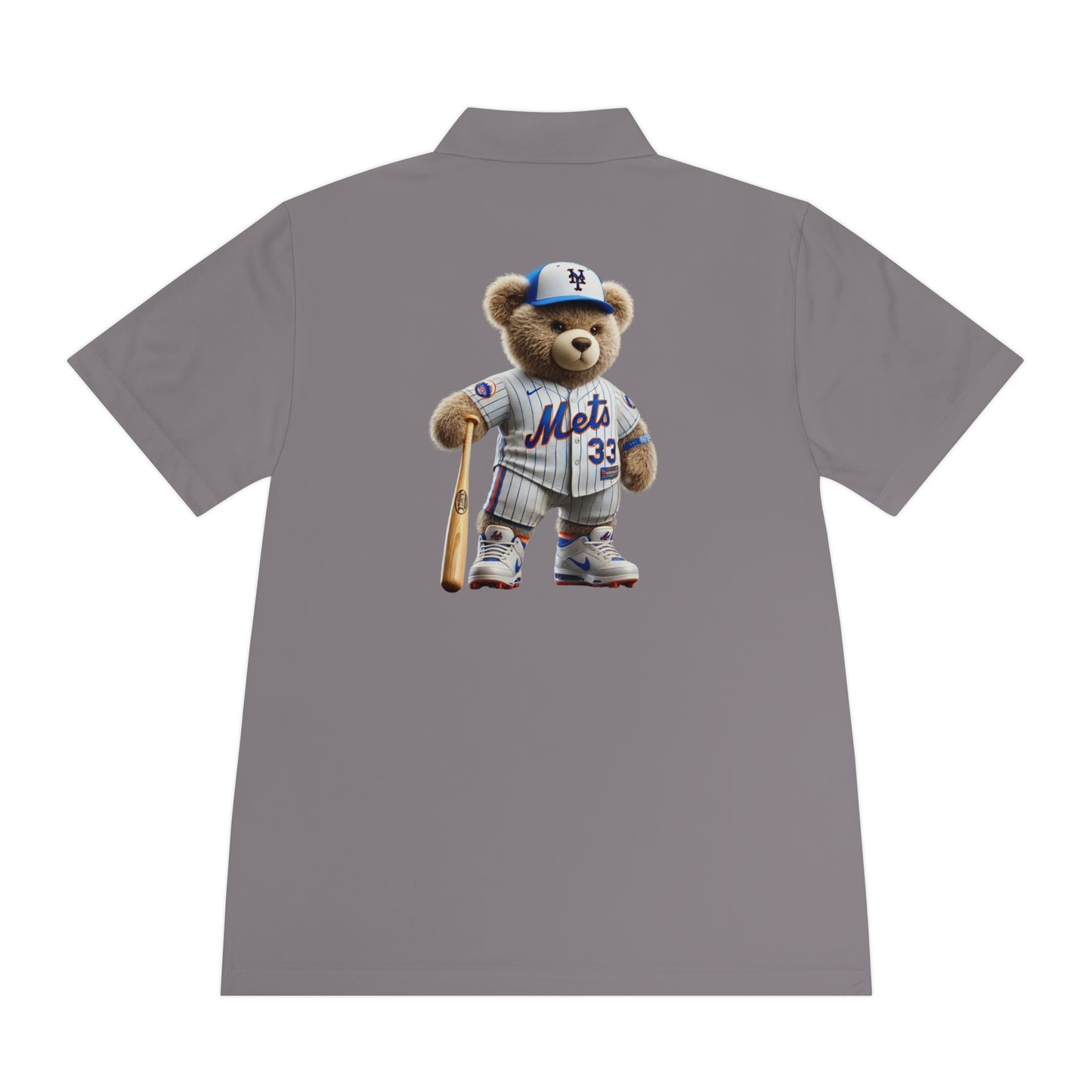 Men's Sport Polo Shirt with Bear Design - Casual Wear, Gift for Sports Lovers, Father's Day, Summer Outfits, Everyday Comfort