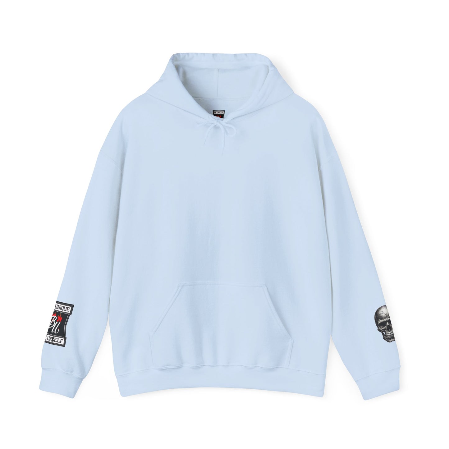 Skull & Rose Hoodie — Vintage Tattoo Sleeve Graphic Hooded Sweatshirt
