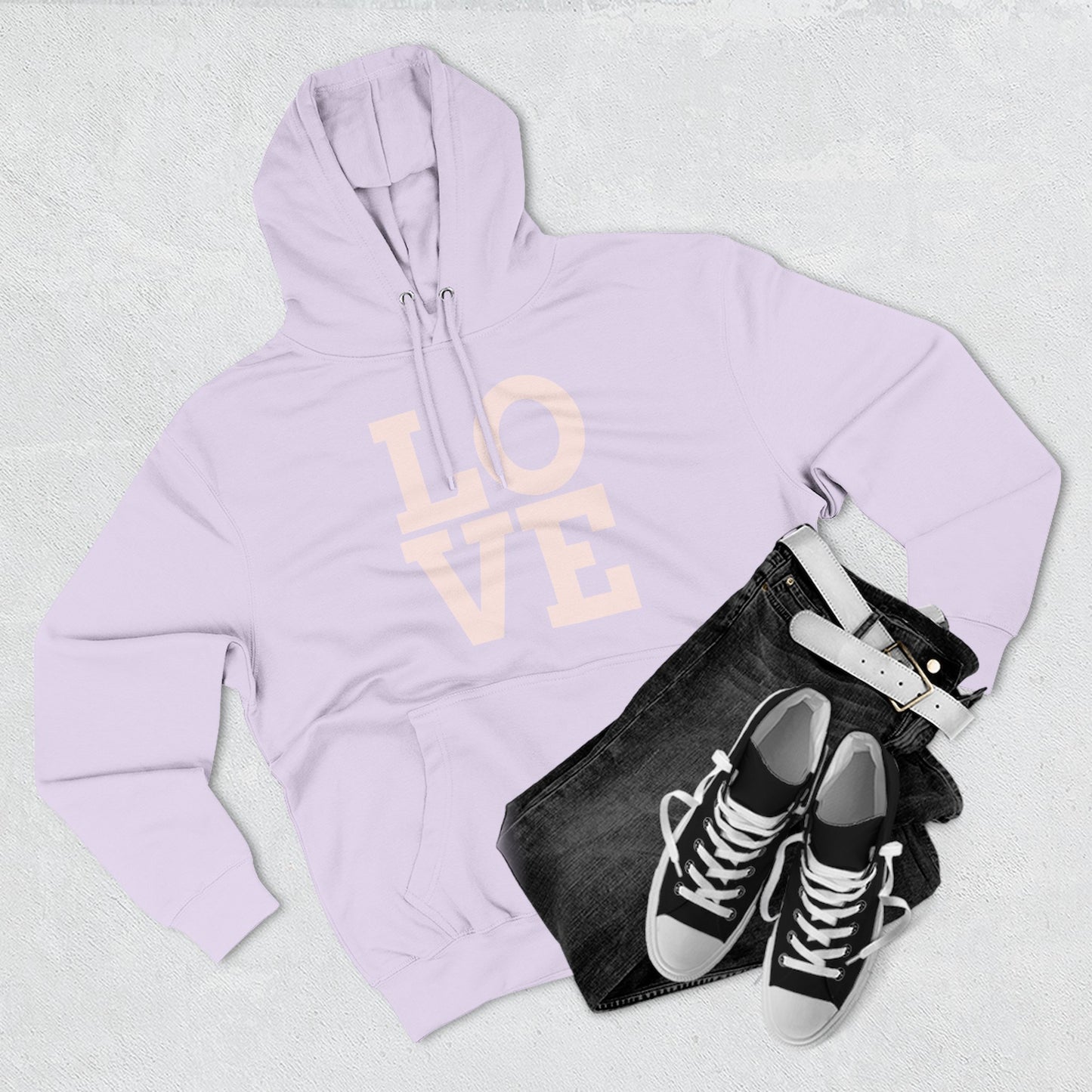 Love Graphic Fleece Hoodie