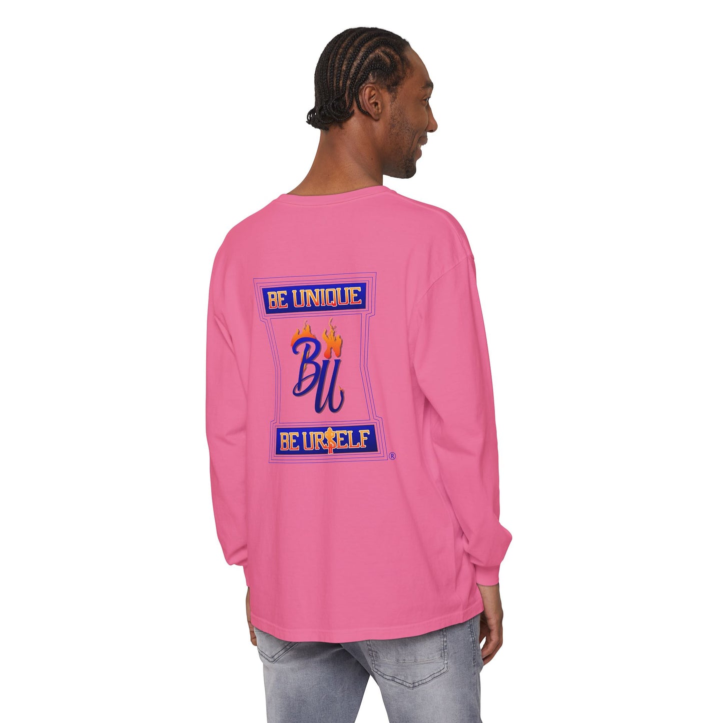 Trendy Long Sleeve Tee with Heart Design and Motivational Back Print, Unisex Gift, Casual Wear, Outfit for All Seasons, Perfect for [...]