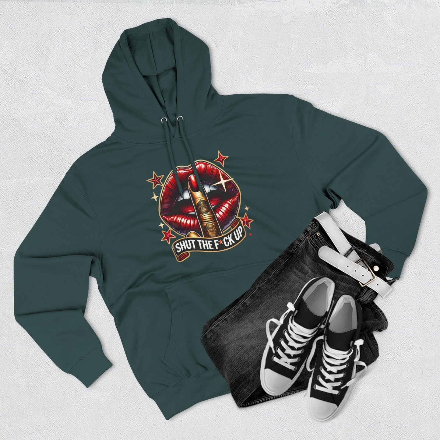 Shut the F**k Up Fleece Hoodie