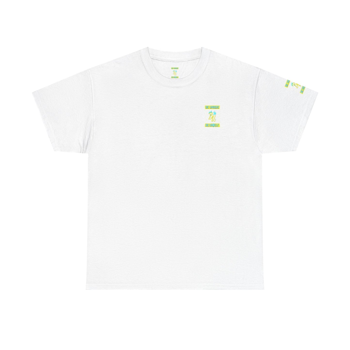 Be Unique Be Yourself Graphic Tee — Inspirational Palm Design