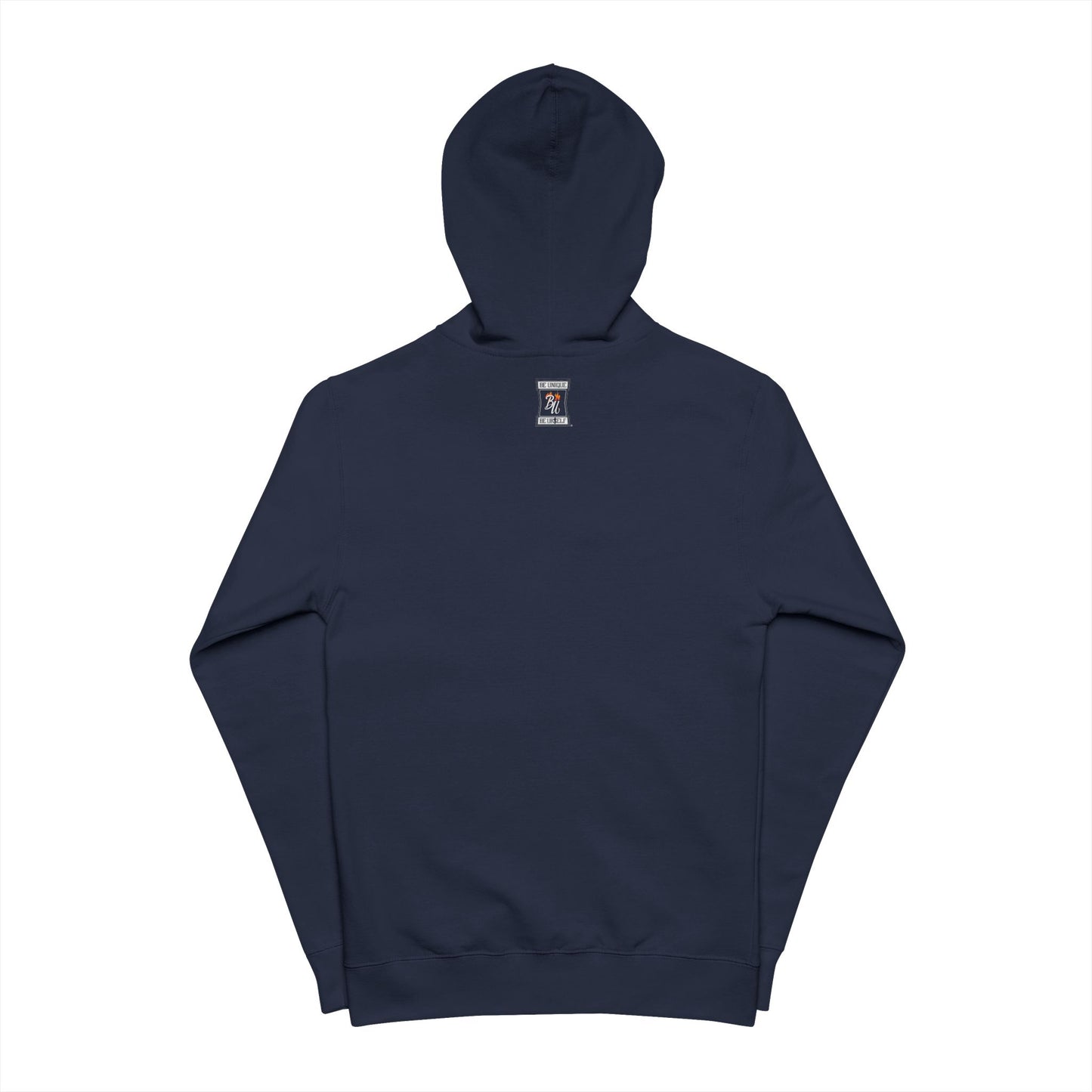 Unisex Fleece Zip Up Hoodie - Let's Be Friends Design, Cute Casual Wear, Perfect Gift, Friendship Apparel, Comfortable Hoodie