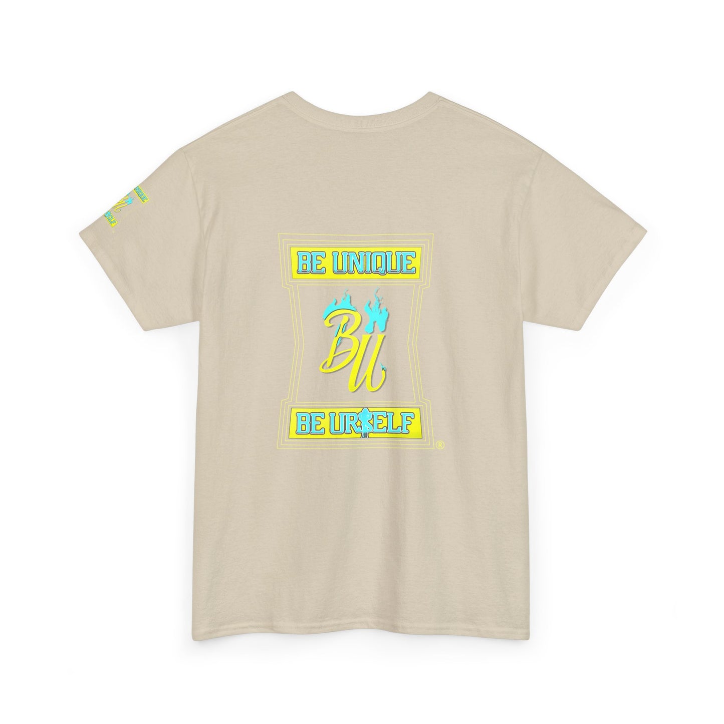 Be Unique Be Yourself Graphic Tee — Inspirational Palm Design