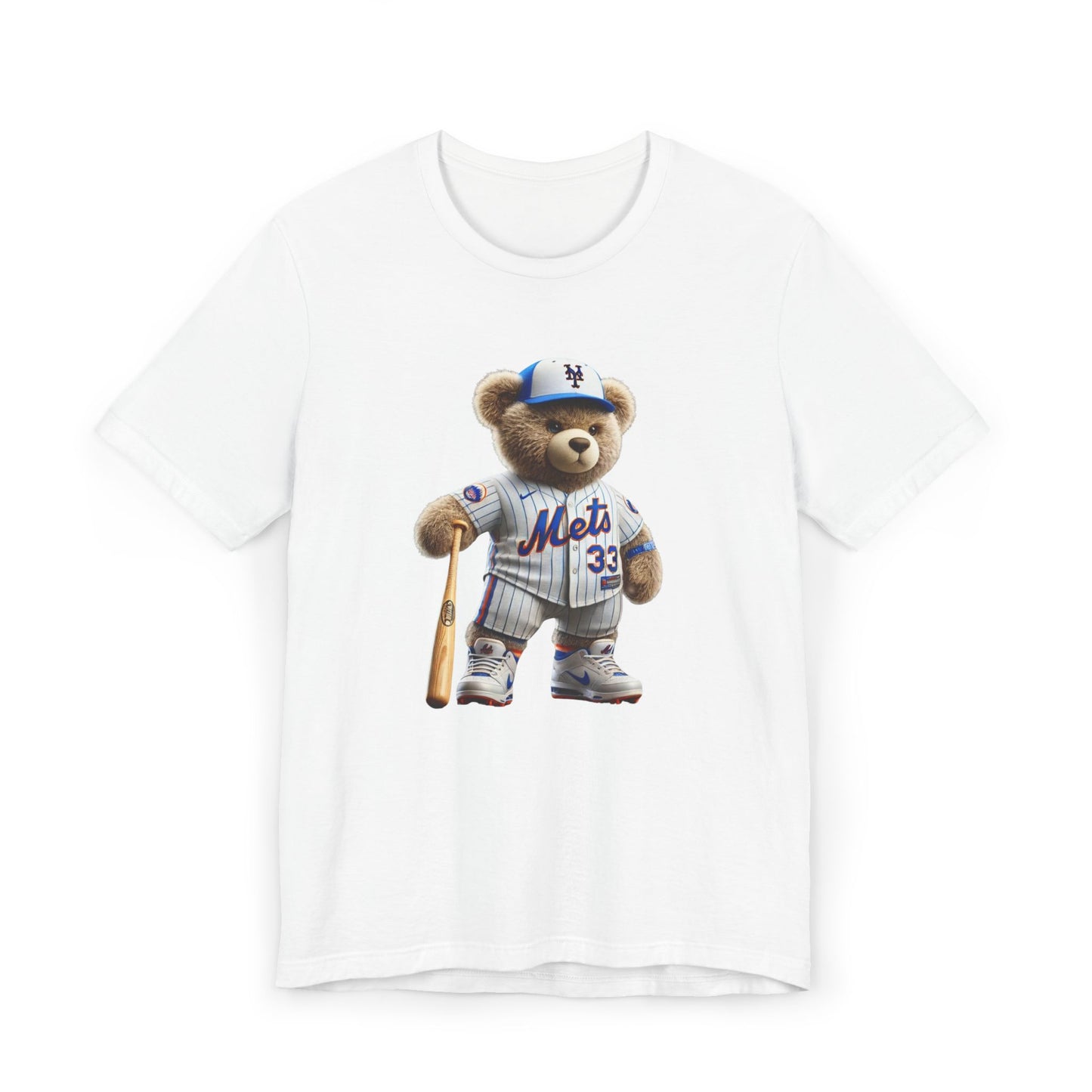 Sporty Bear Graphic Tee - Unisex Jersey T-Shirt, Cute Animal Shirt, Fun Baseball Apparel, Gift for Sports Fans, Casual Wear