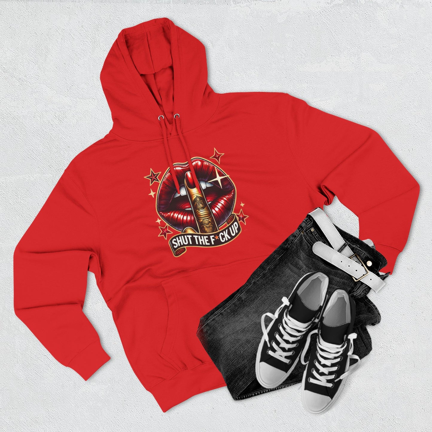 Shut the F**k Up Fleece Hoodie