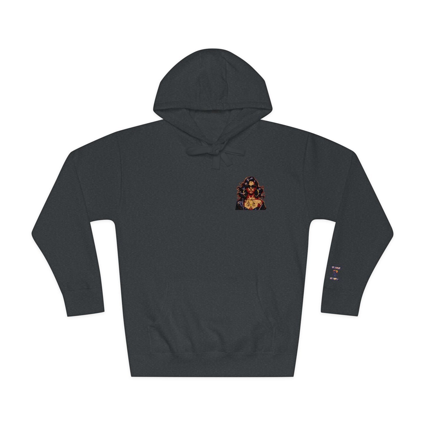 Cozy Floral Graphic Hoodie - Unisex Fleece Sweatshirt, Gift for Him or Her, Casual Wear, Autumn Fashion, Streetwear