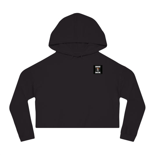 Vibrant Cropped Hooded Sweatshirt - Stylish, Trendy, Unique Gift for Her, Fashion Statement, Cool Streetwear, Holiday Essential