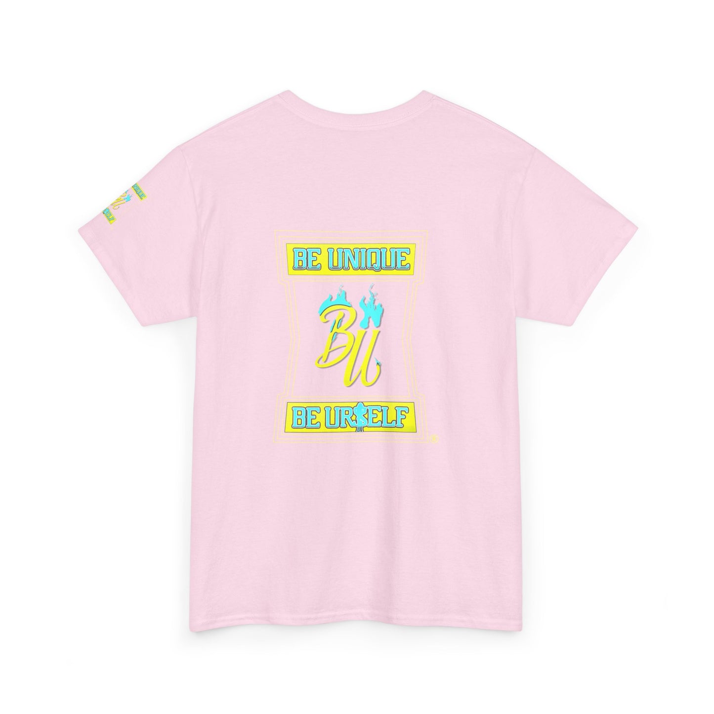 Be Unique Be Yourself Graphic Tee — Inspirational Palm Design