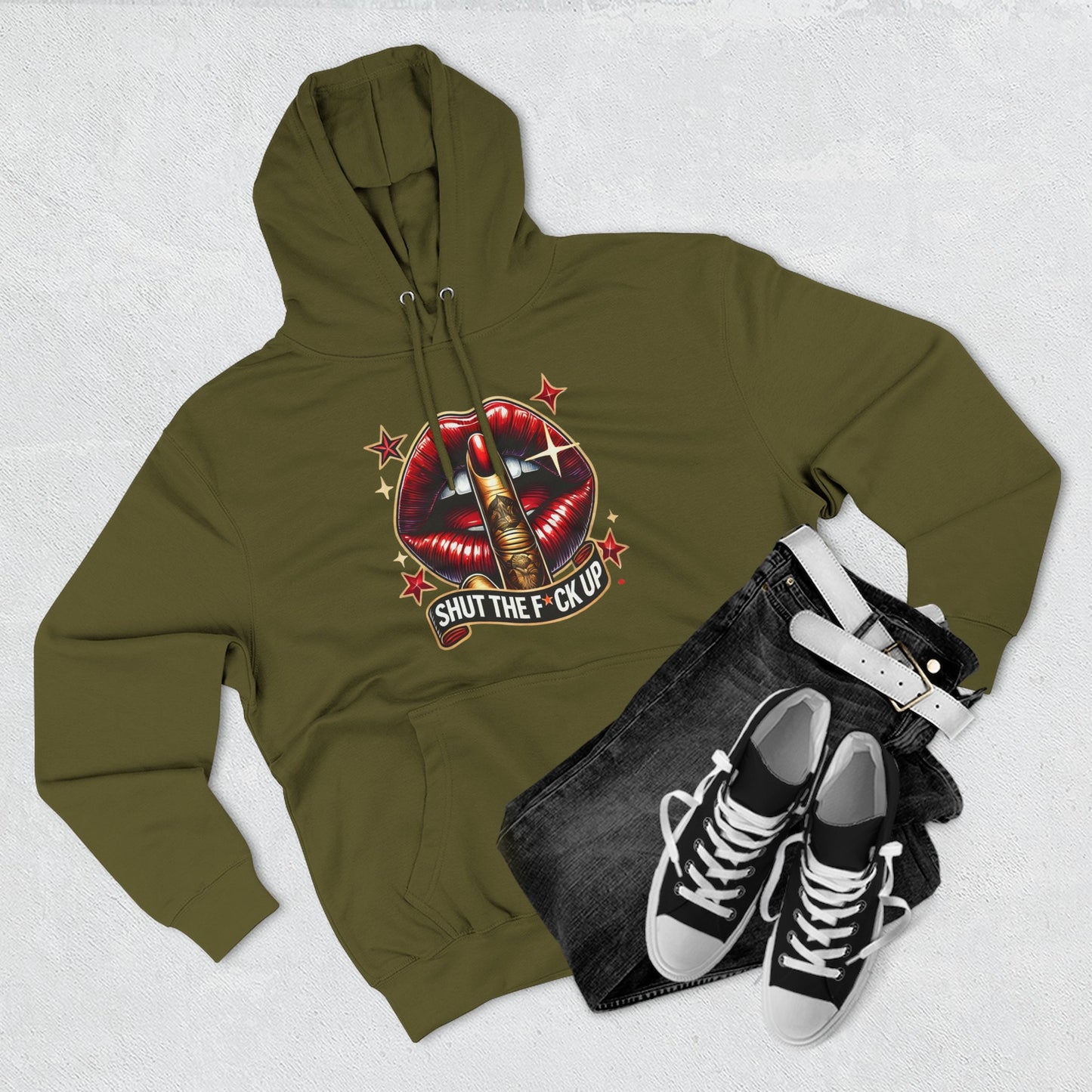 Shut the F**k Up Fleece Hoodie