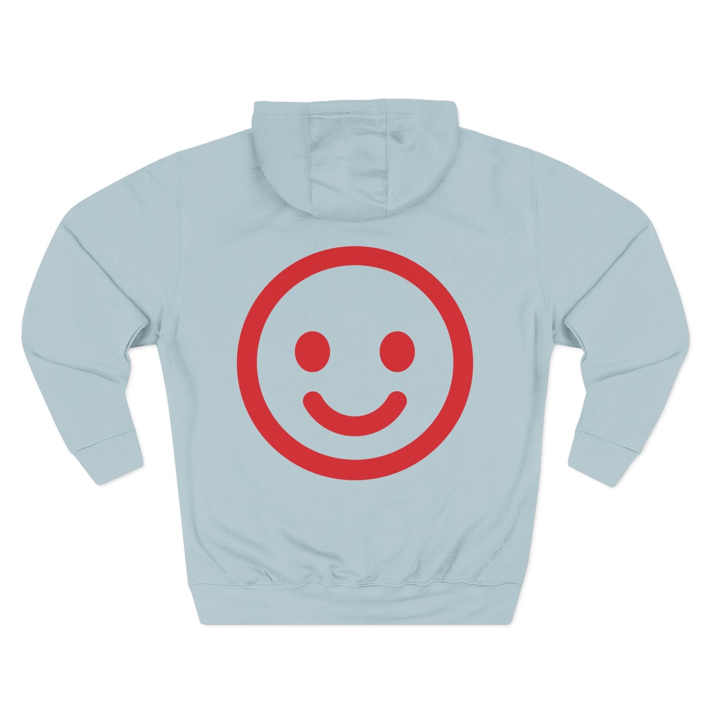 Smiley Face Fleece Hoodie, Cozy Casual Sweatshirt, Unisex Hoodie, Graphic Hoodie, Relaxed Winter Wear