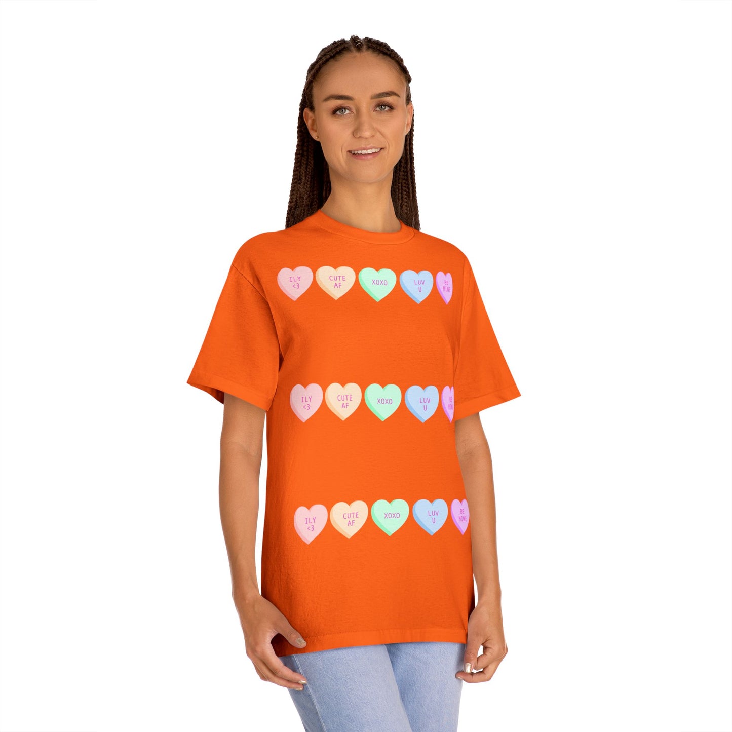 Unisex Classic Tee - Heart and Motivational Design, Casual Wear, Gift for Friends, Summer Outfit, Comfortable T-Shirt