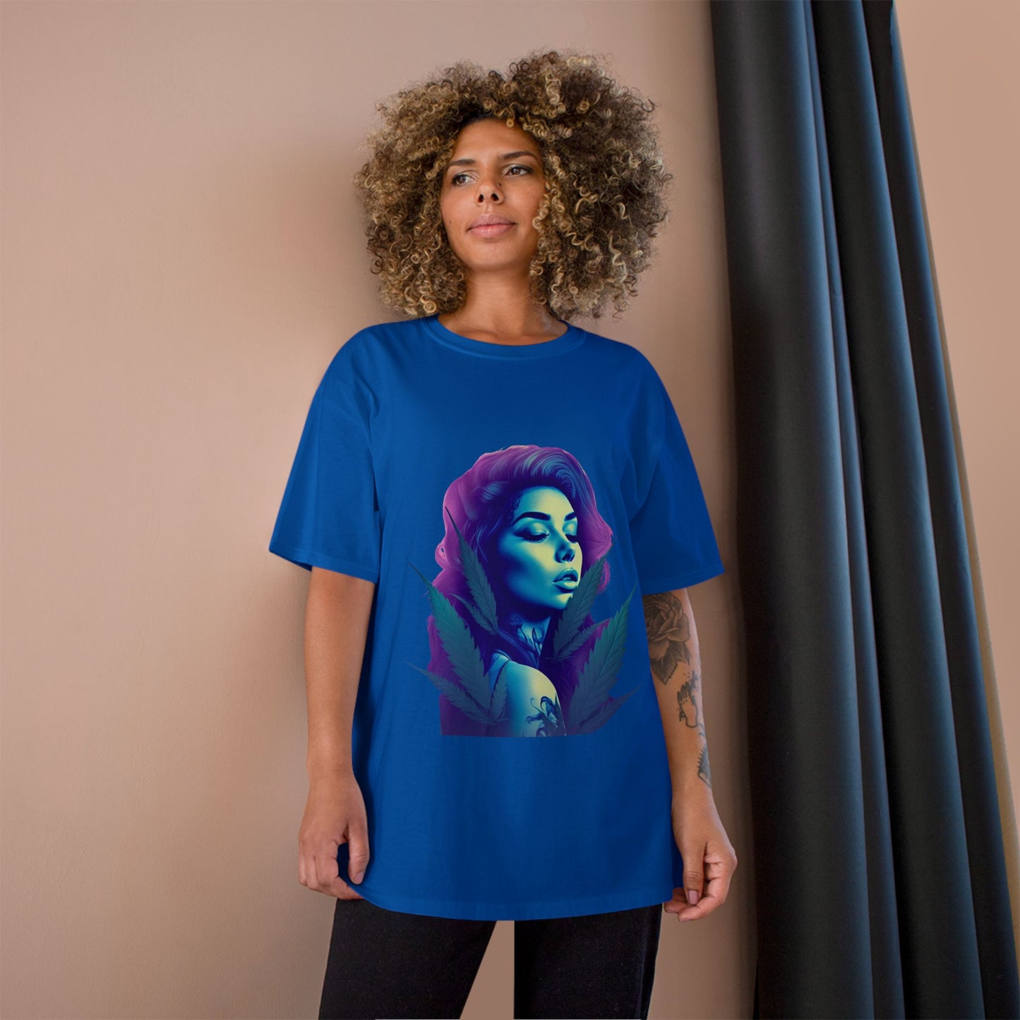 Vintage Champion Graphic Tee for Unique Souls, Trendy T-Shirt, Artistic Casual Wear, Streetwear Style, Gift for Creatives, Everyday Fashion