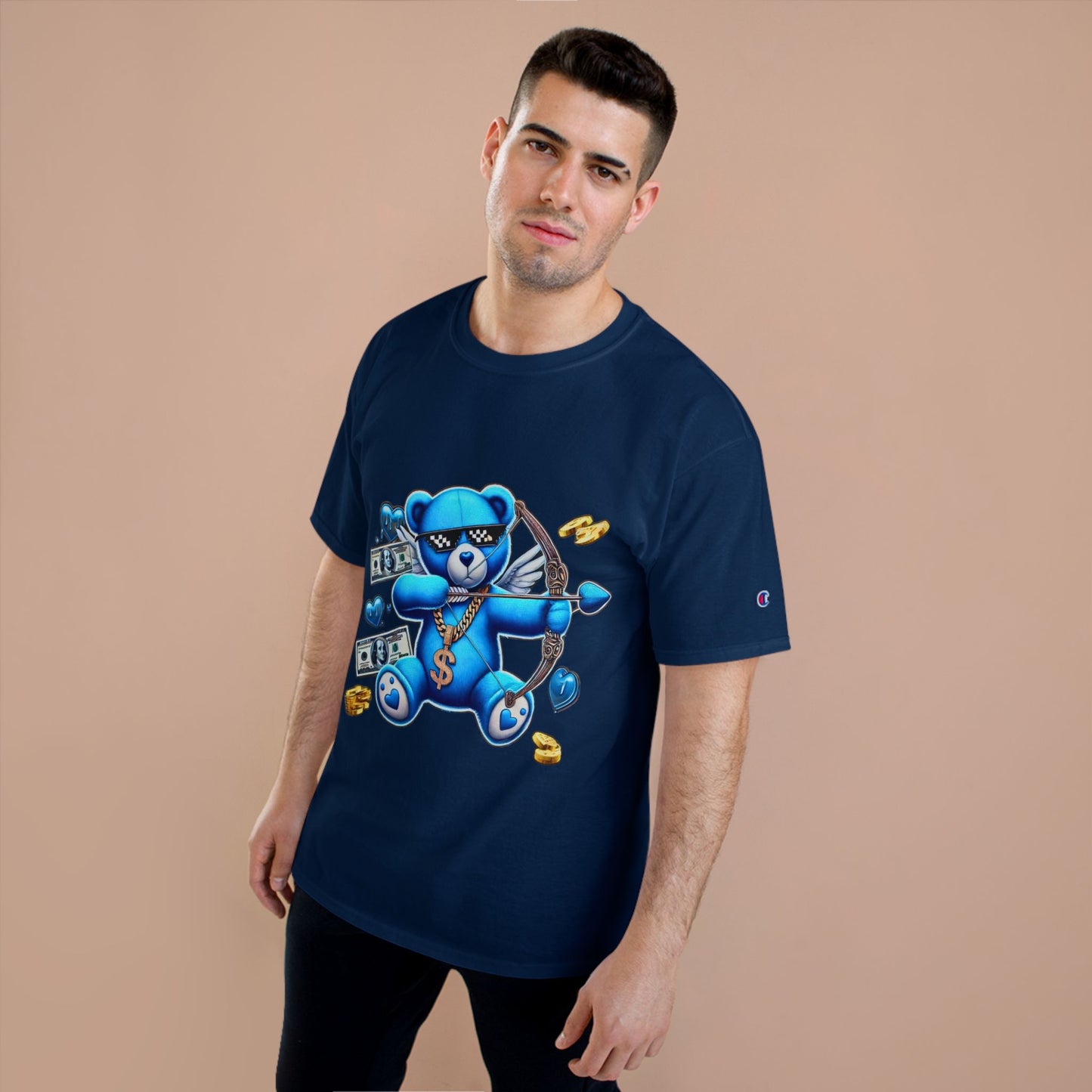 Stylish Bear Graphic Tee, Cool Gift for Friends, Casual Wear, Streetwear for Men and Women, Fun Gift, Summer Essential