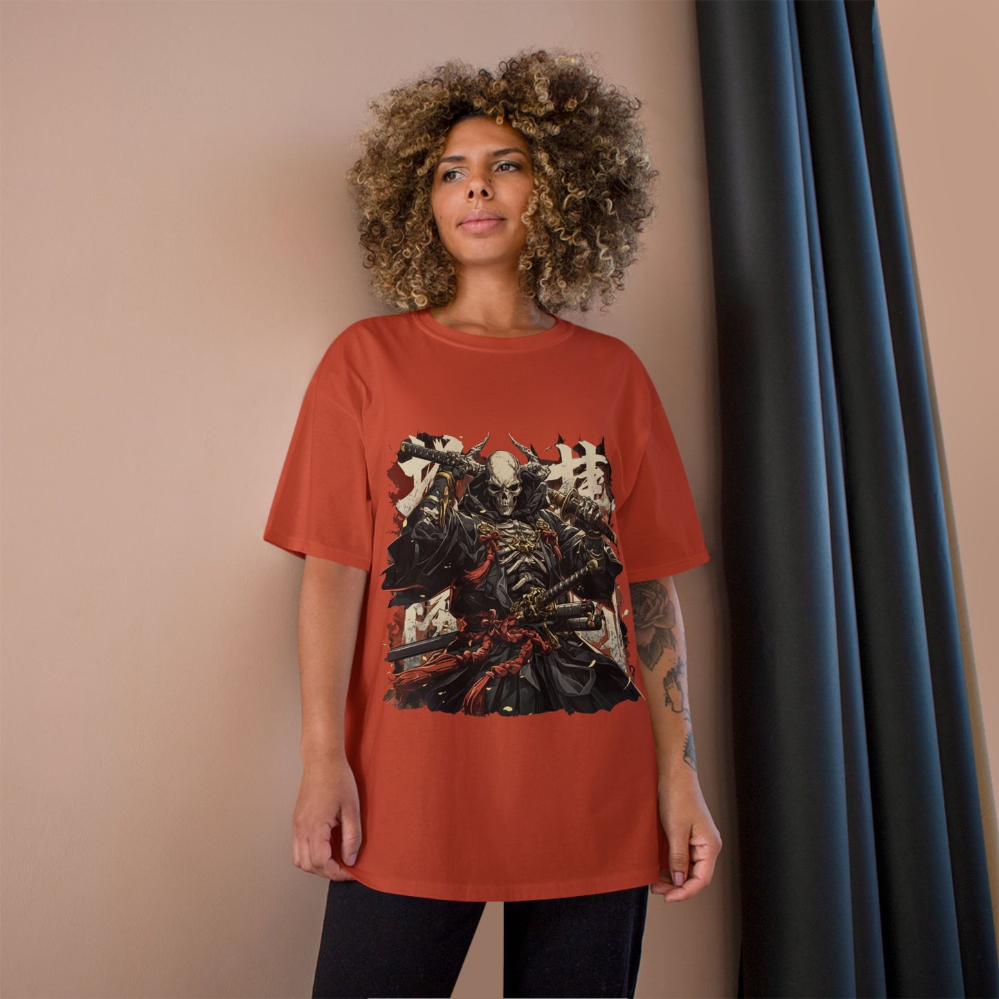 Samurai Warrior Champion T-Shirt, Anime T-Shirt, Gift for Him, Streetwear, Graphic Tee