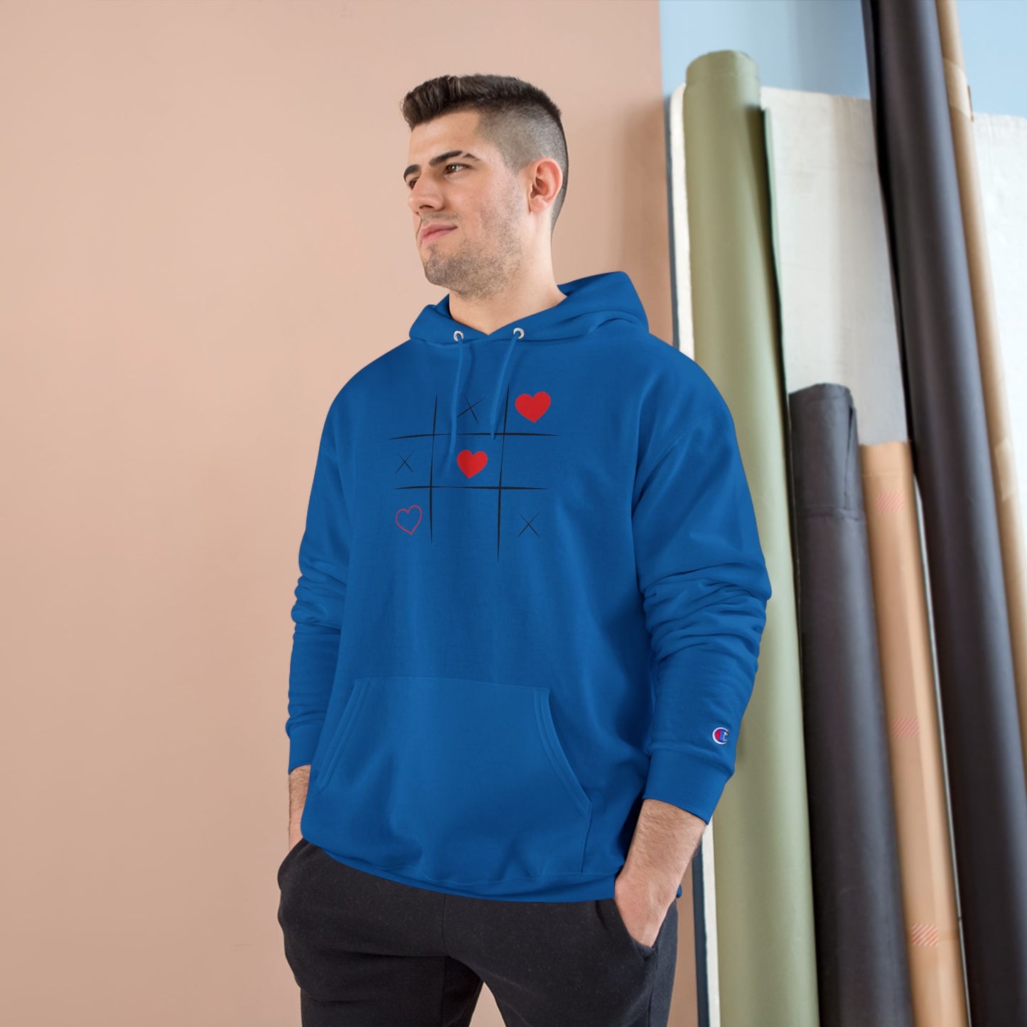 Be Unique Champion Hoodie - Cozy Fashion, Casual Wear, Gifts for Her, Trendy Style, Self-Expression