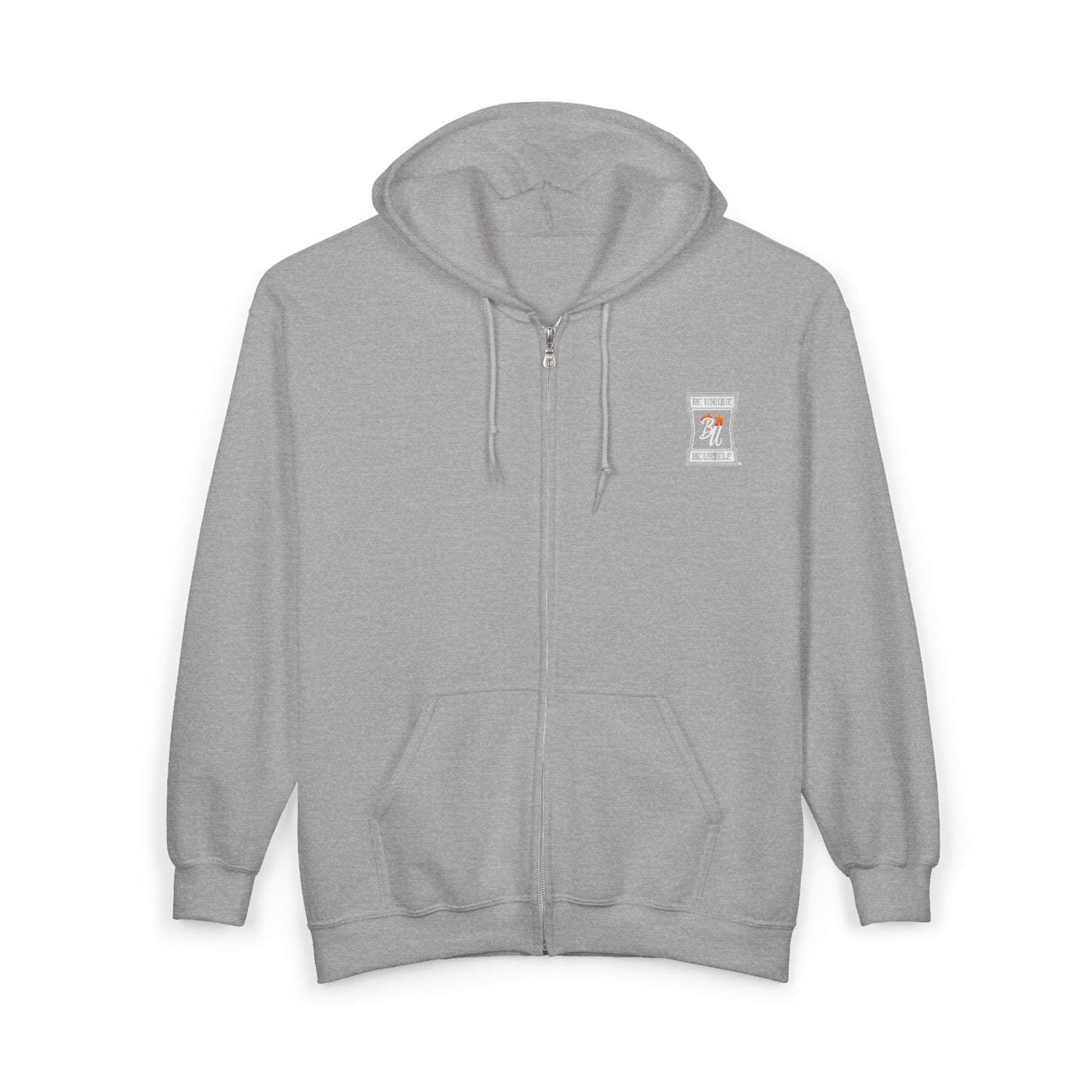 Zip Hoodie — Grizzled Hands Crushing Money Graphic Zip-Up