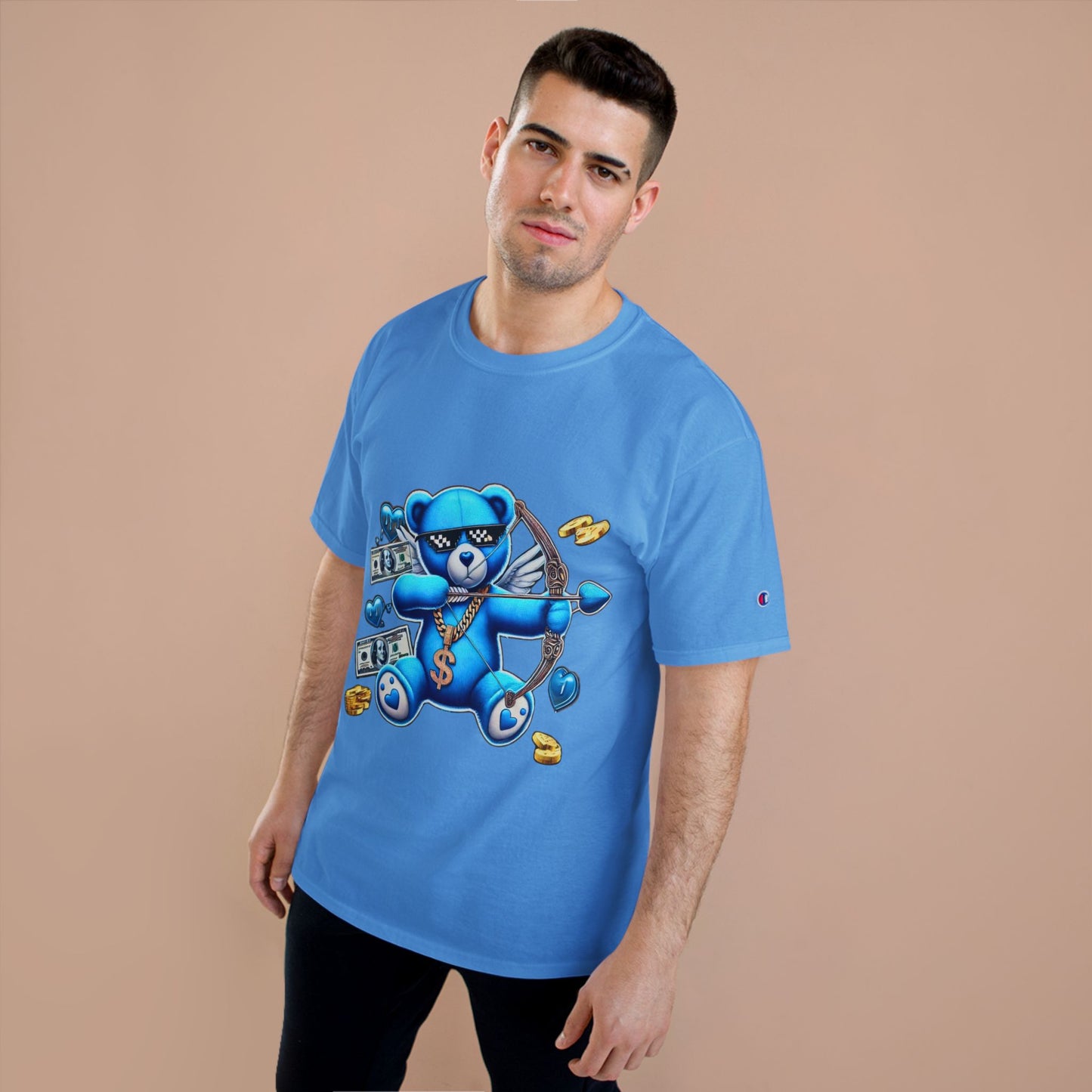 Stylish Bear Graphic Tee, Cool Gift for Friends, Casual Wear, Streetwear for Men and Women, Fun Gift, Summer Essential