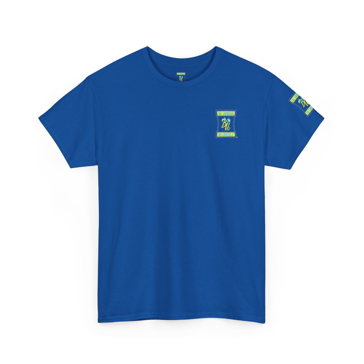 Be Unique Be Yourself Graphic Tee — Inspirational Palm Design