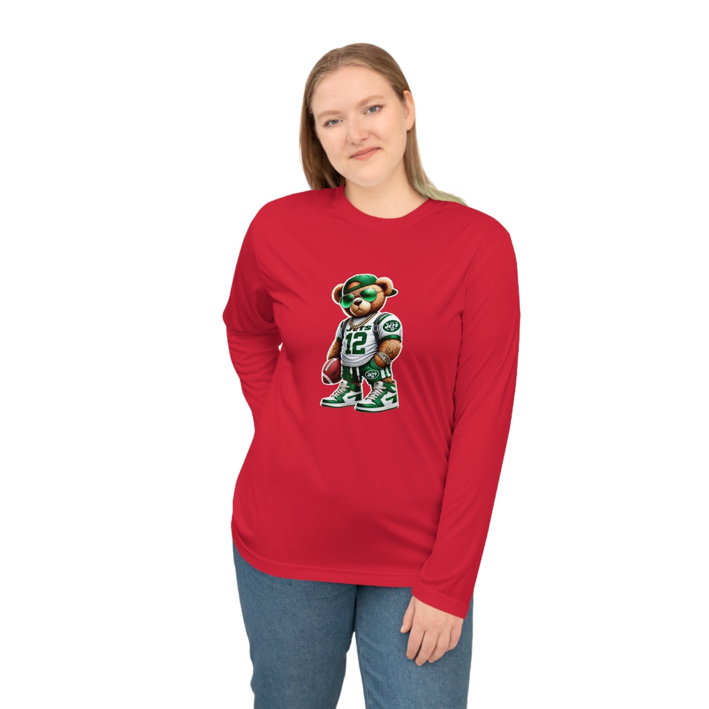 Unisex Performance Long Sleeve Sports Shirt - Perfect for Game Day, Gym, Running, Outdoor Activities, Gift for Sports Fans